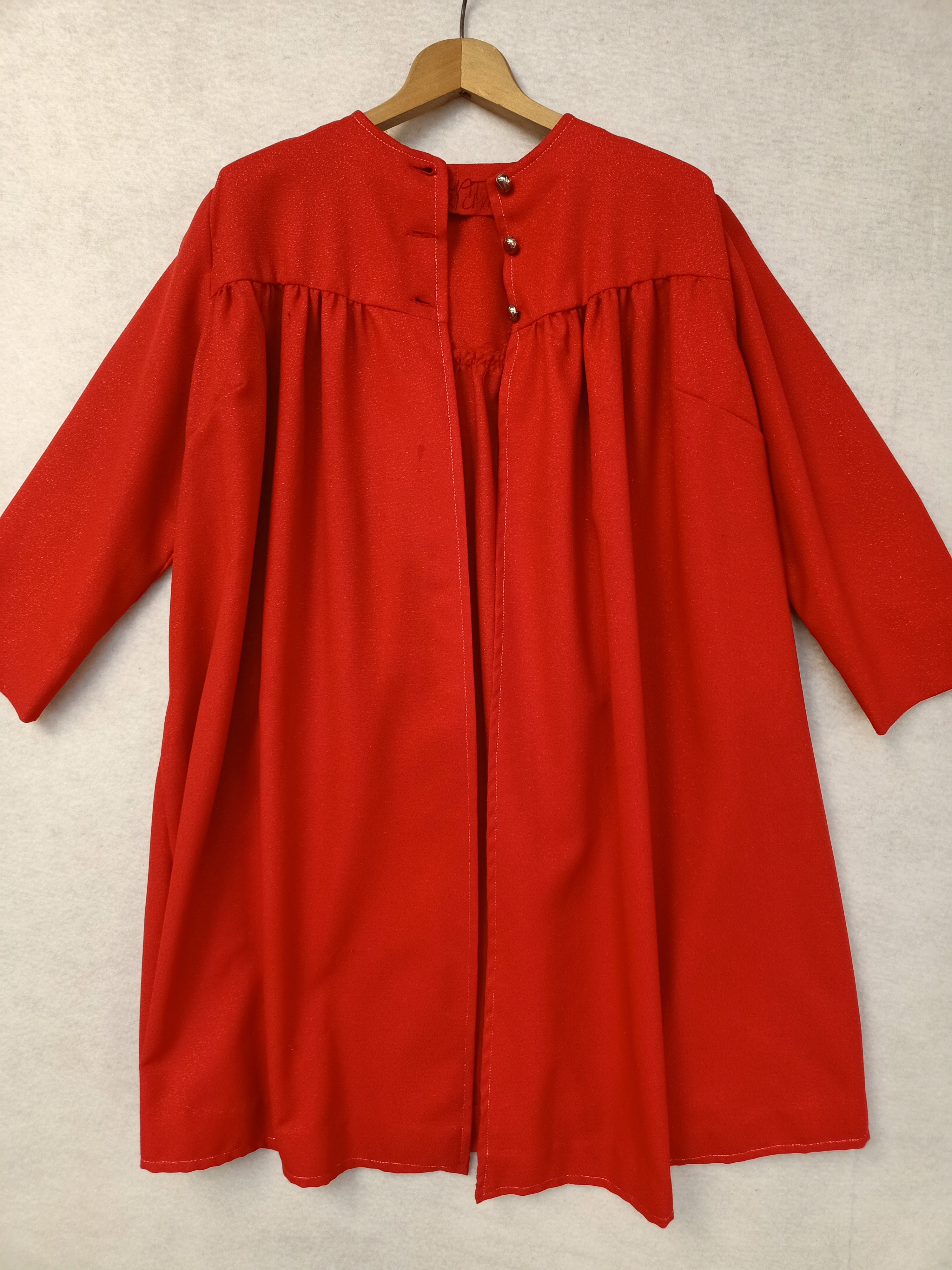 Vintage Sparkly Red Overcoat