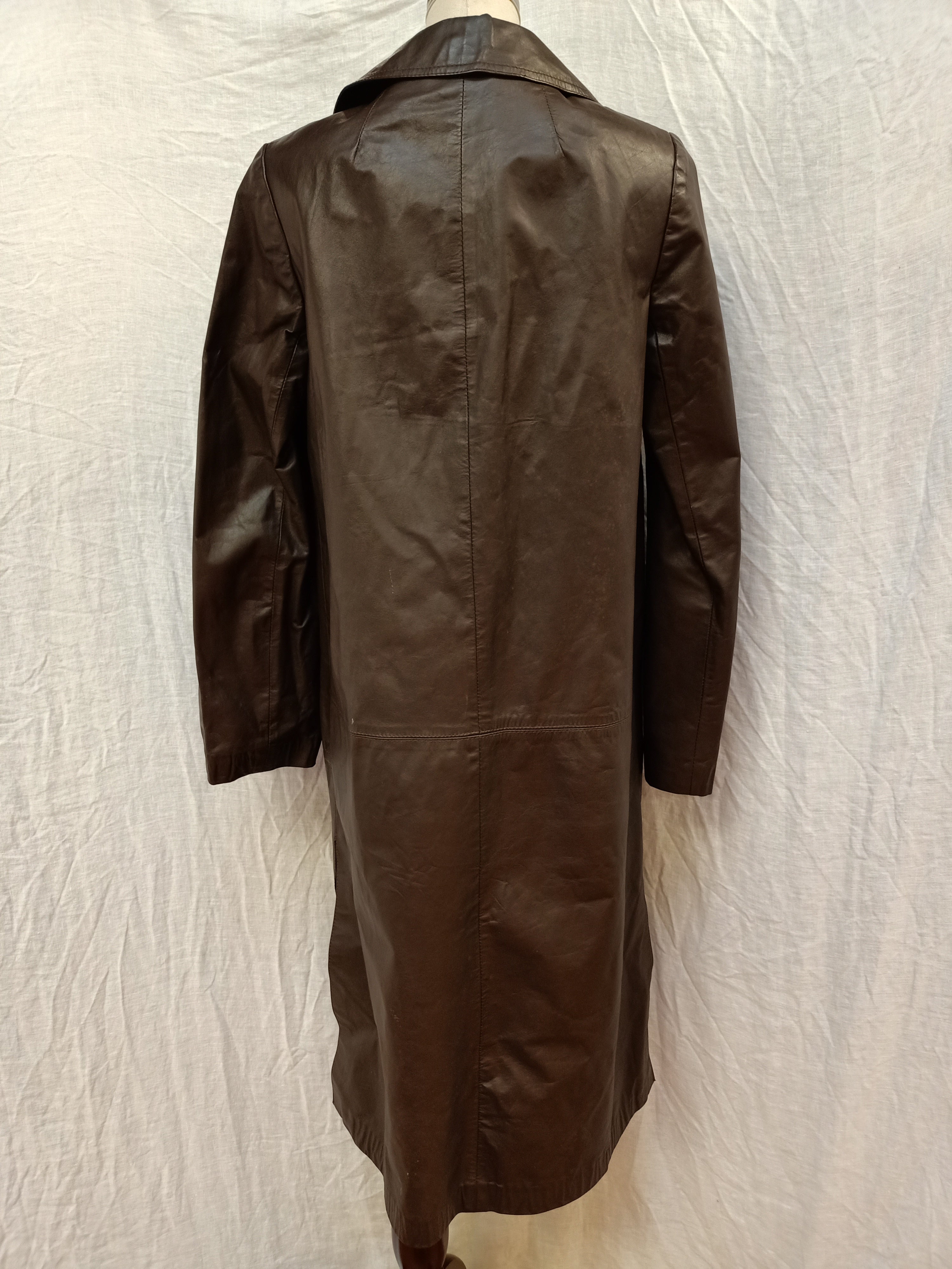 Vintage Selfridges Leather Coat