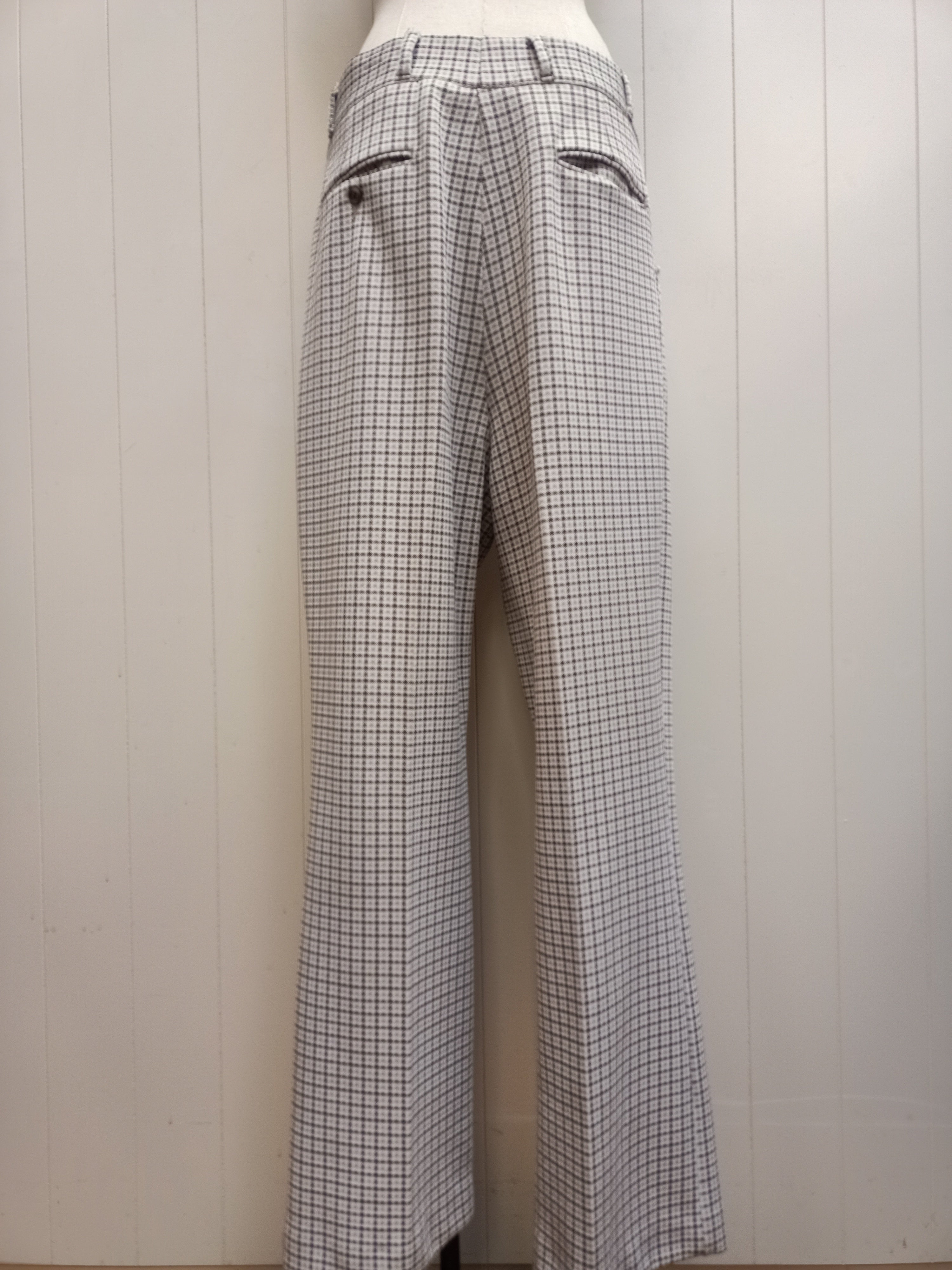 Vintage Mens Sears Checkered Pants