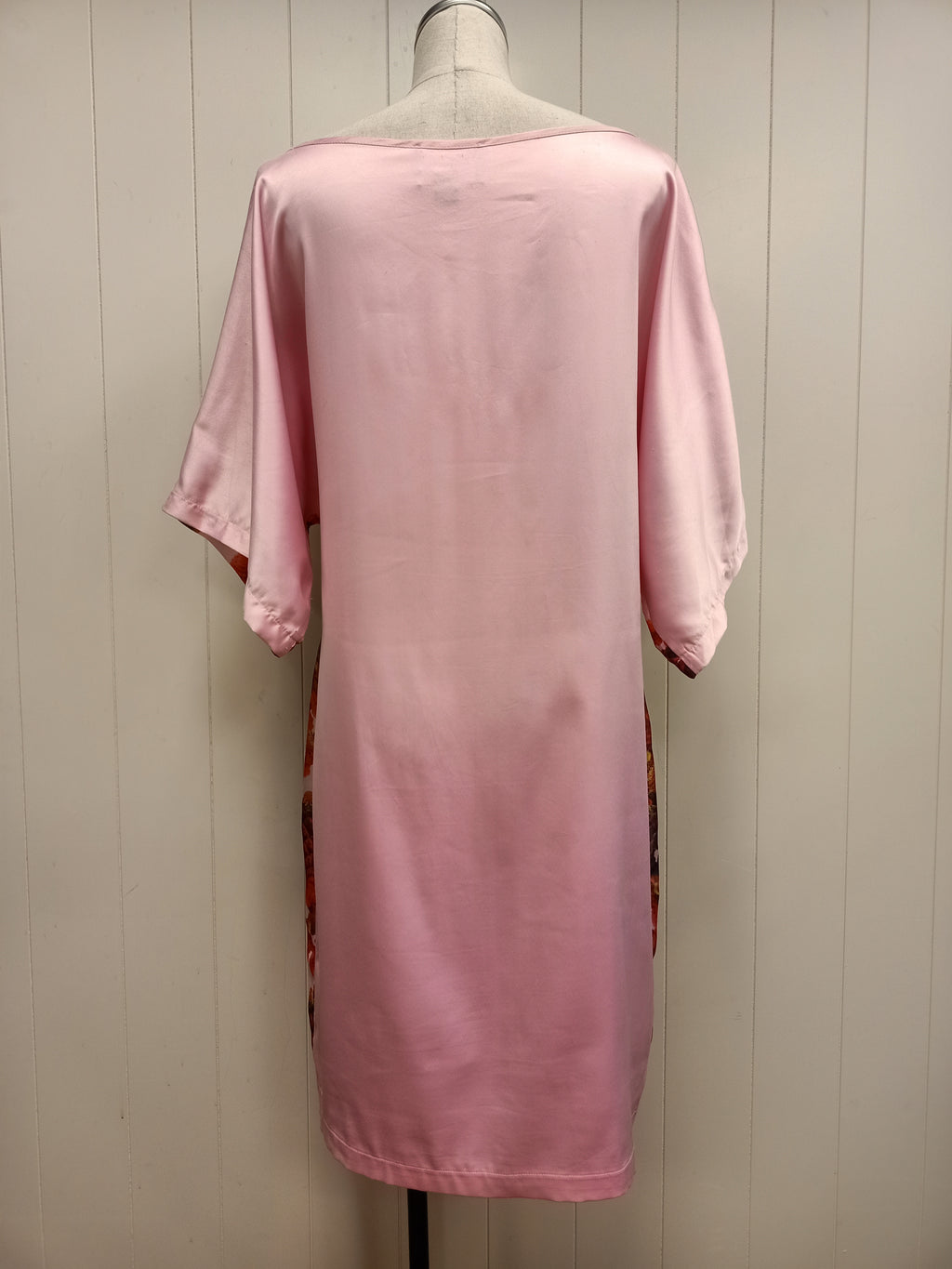 Augustine Pink Spiral Satin Dress