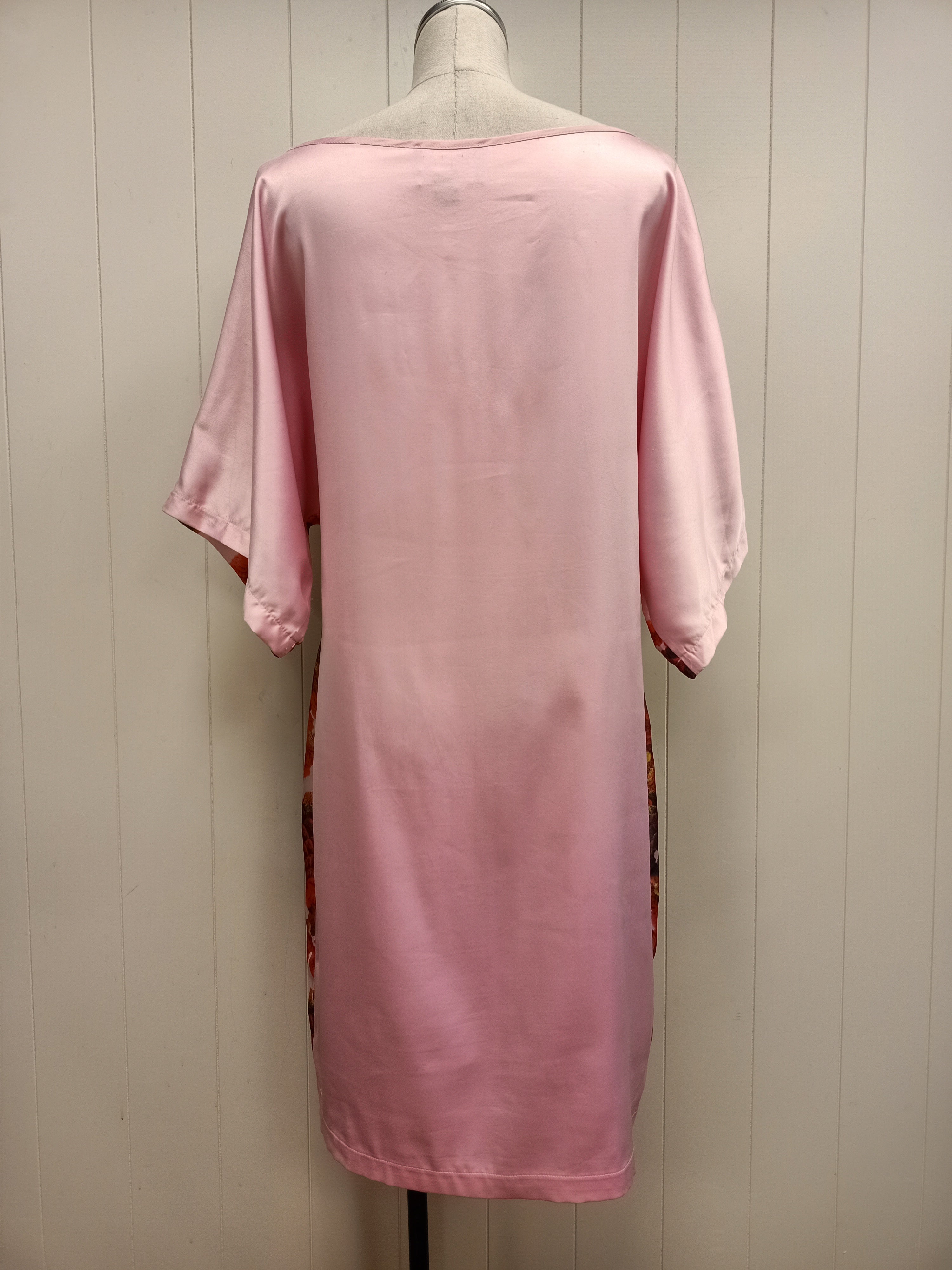 Augustine Pink Spiral Satin Dress