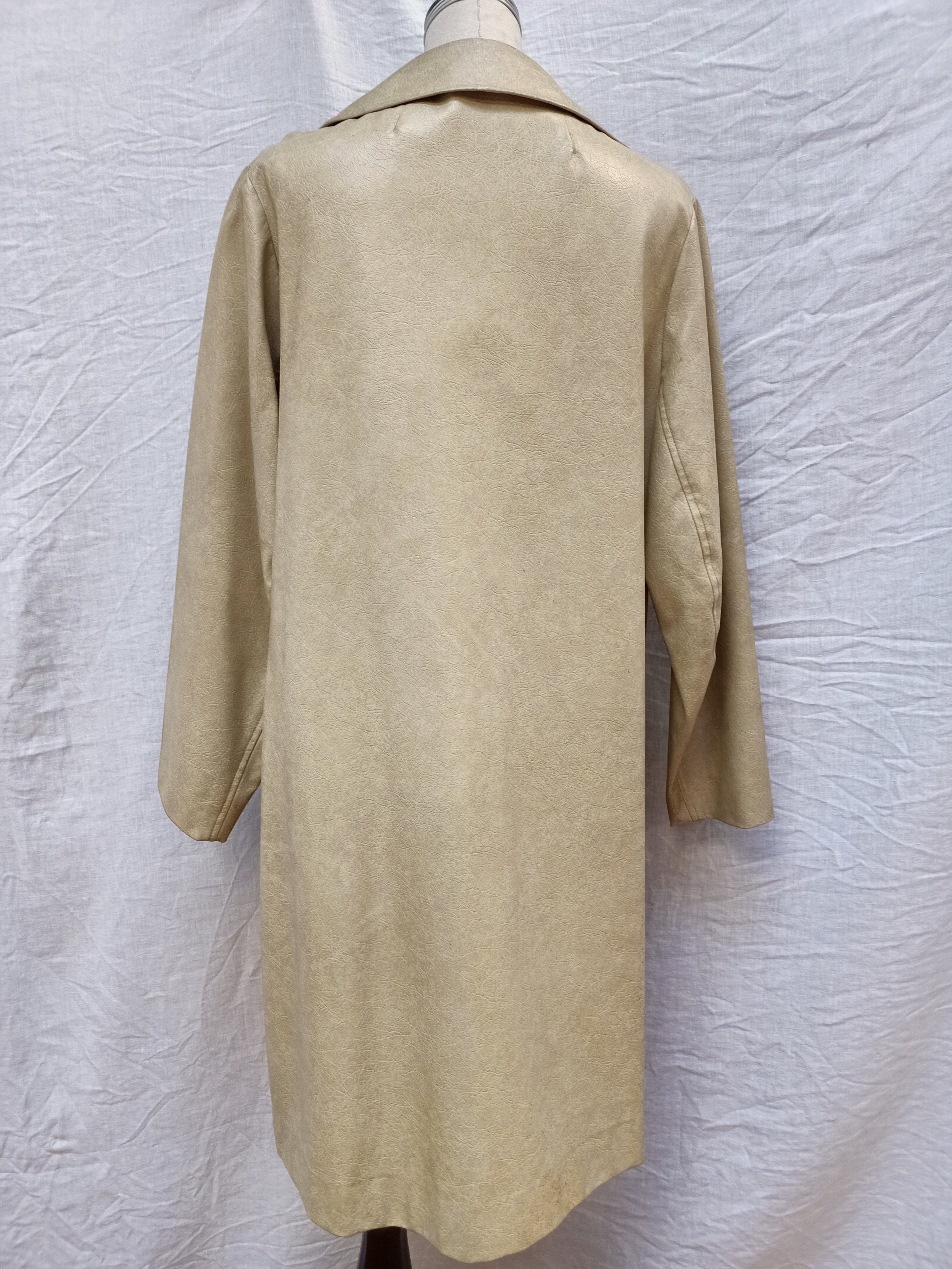 Vintage Faux Leather Coat