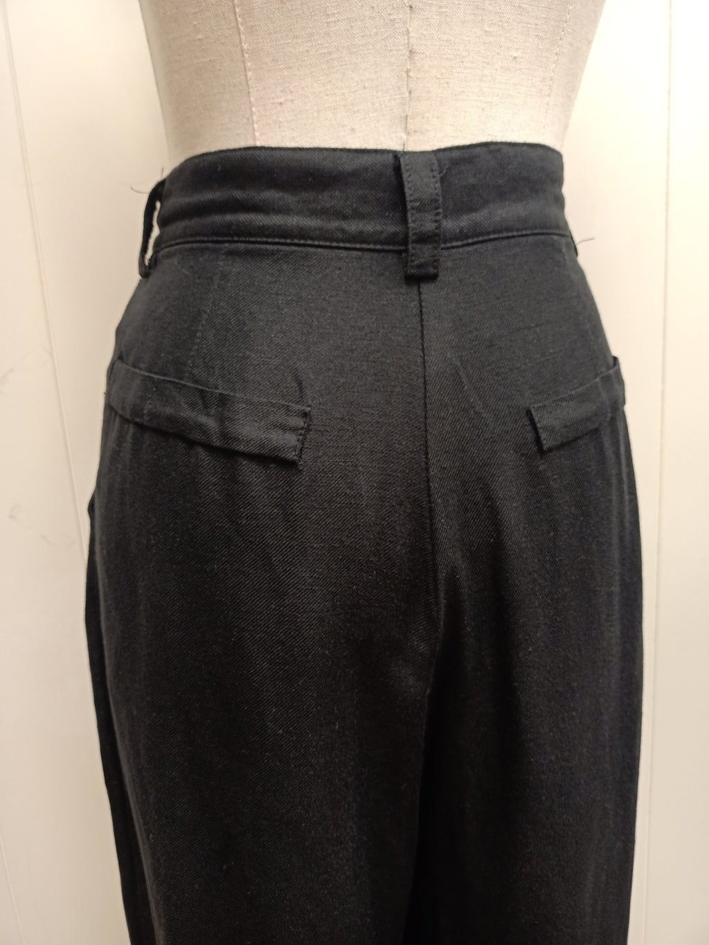 JPalm Black Twill Pants