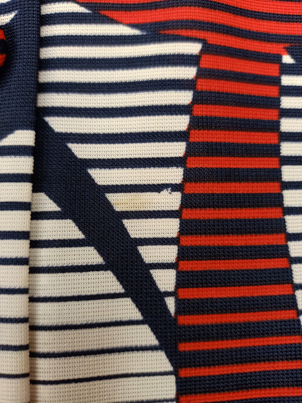 Vintage Osti Fashions Geometric Striped Shirt