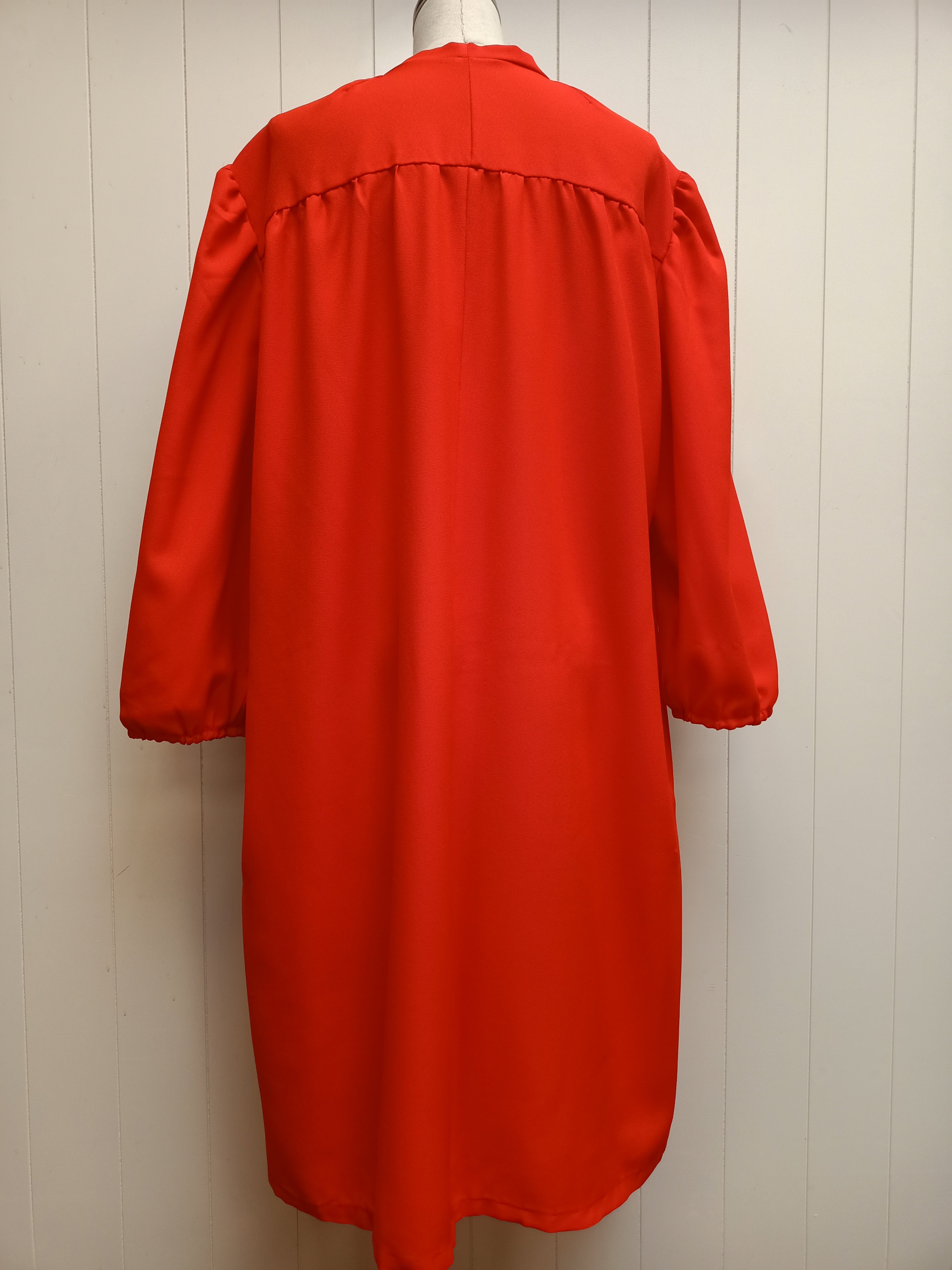 Vintage Orange Shift Dress