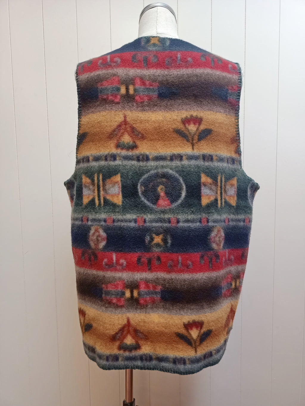 Retro Polar Fleece Vest