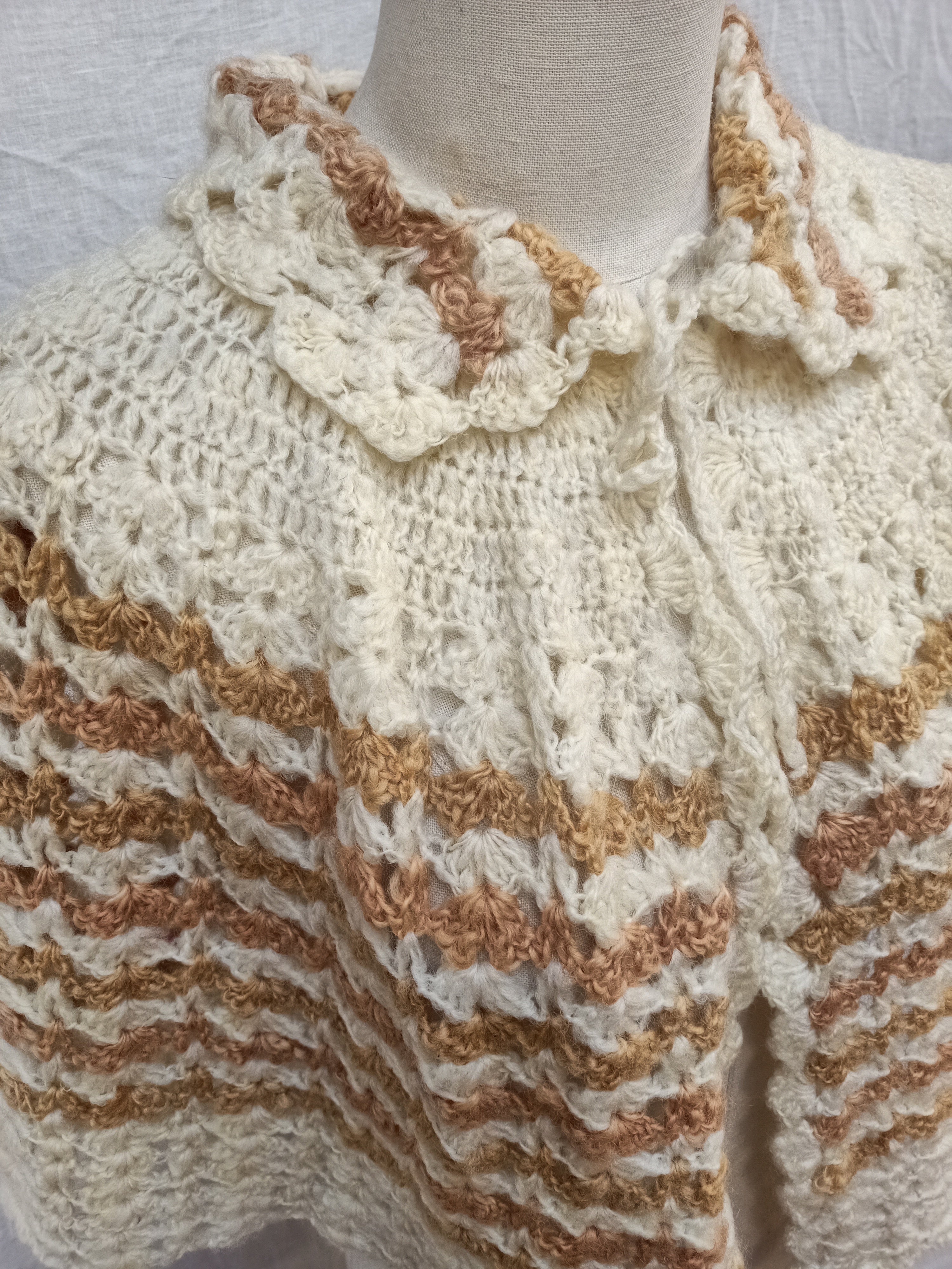 Vintage Crochet Cape