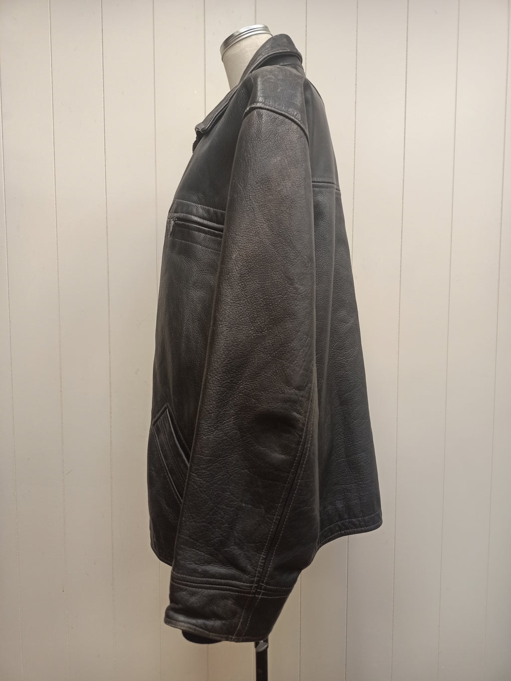 Politix Mens Leather Jacket