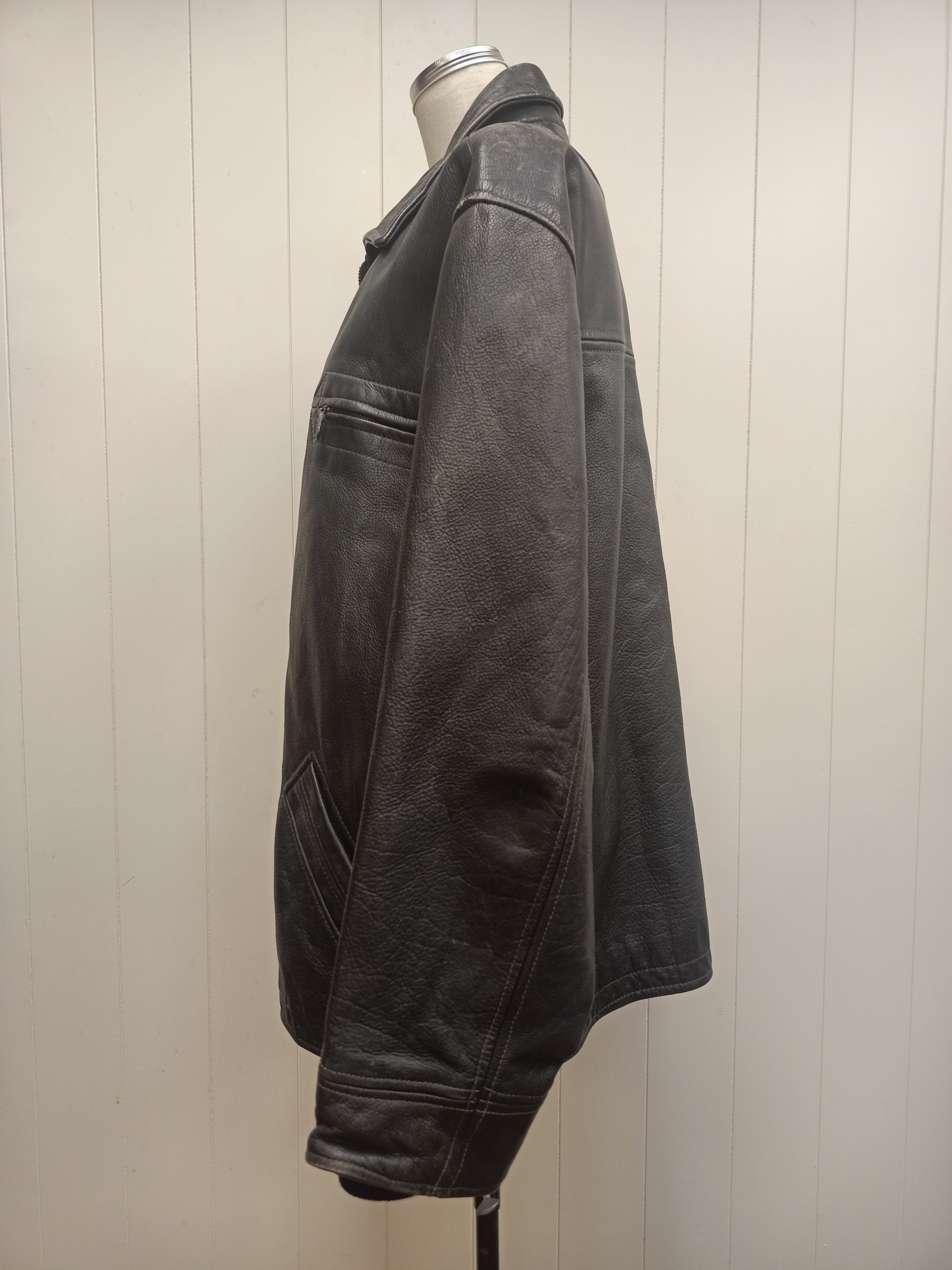 Politix Mens Leather Jacket