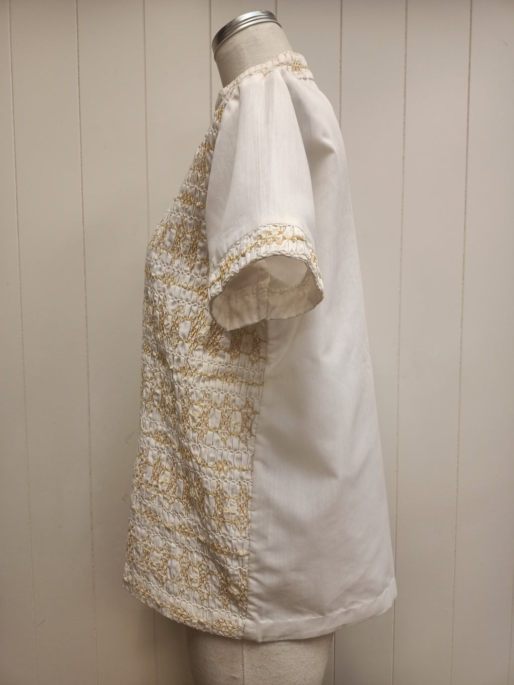 Vintage Daffodil Smocked Shirt