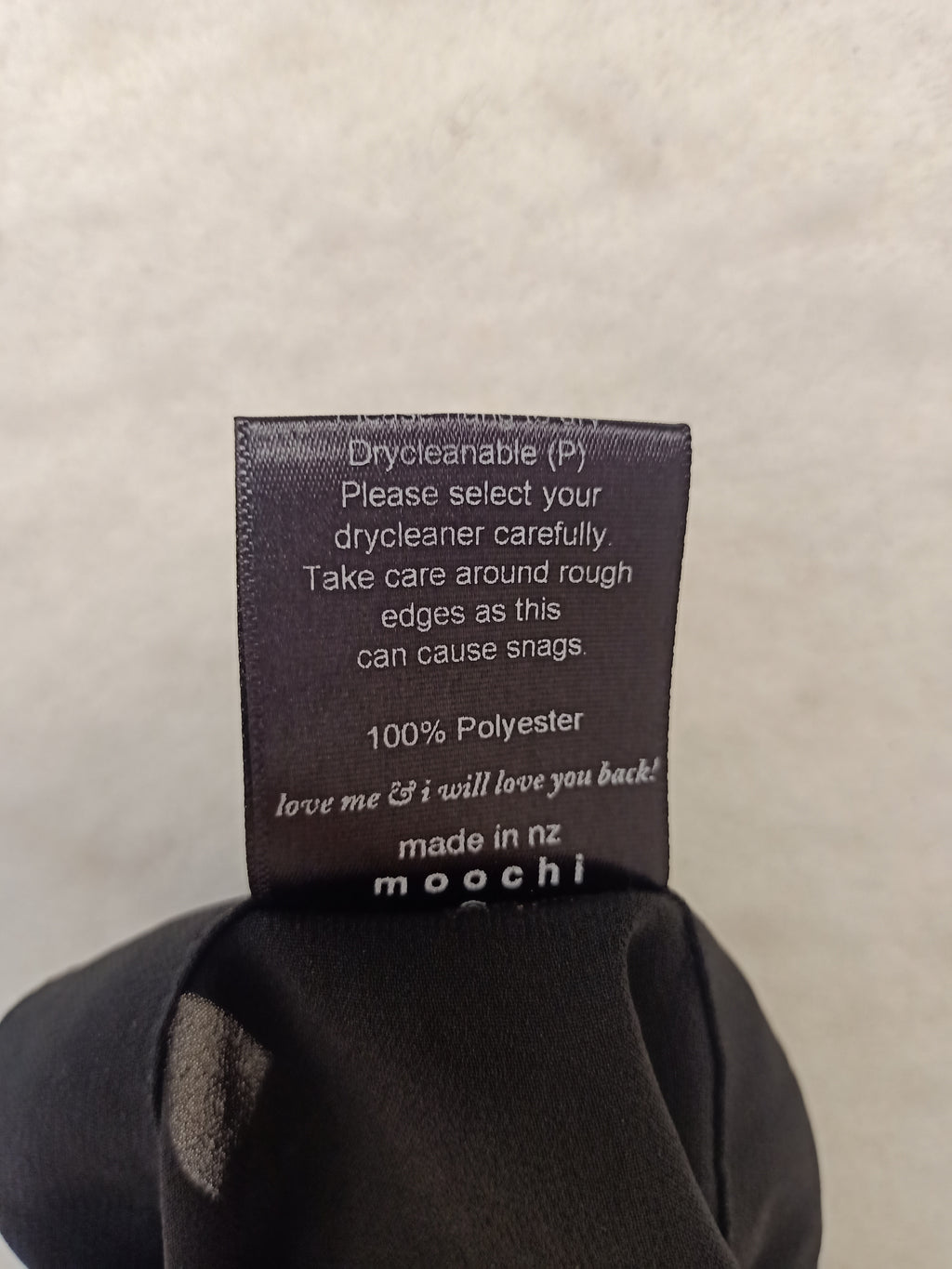 Moochi Black Chiffon Dress