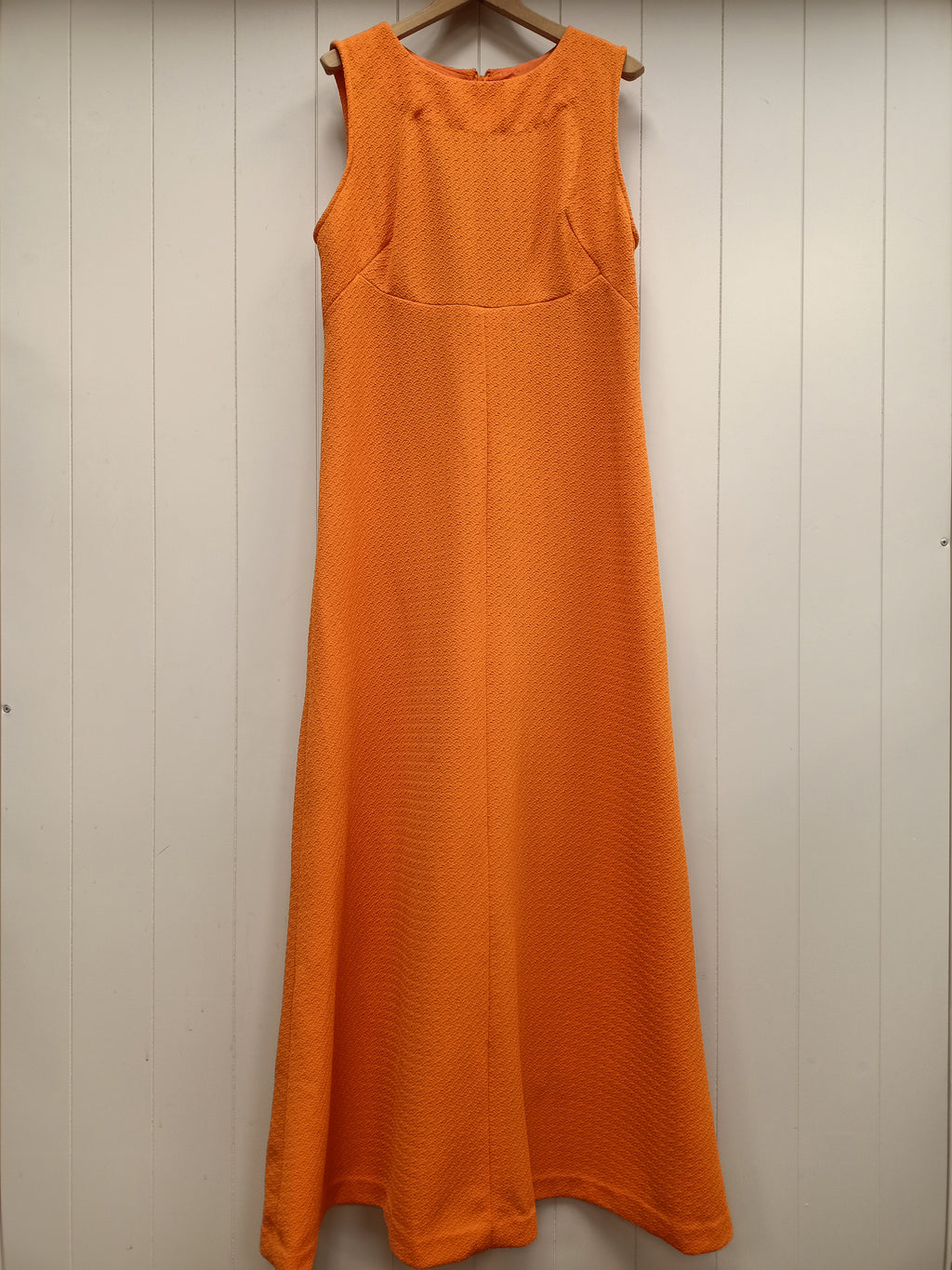 Vintage Orange Maxi Dress