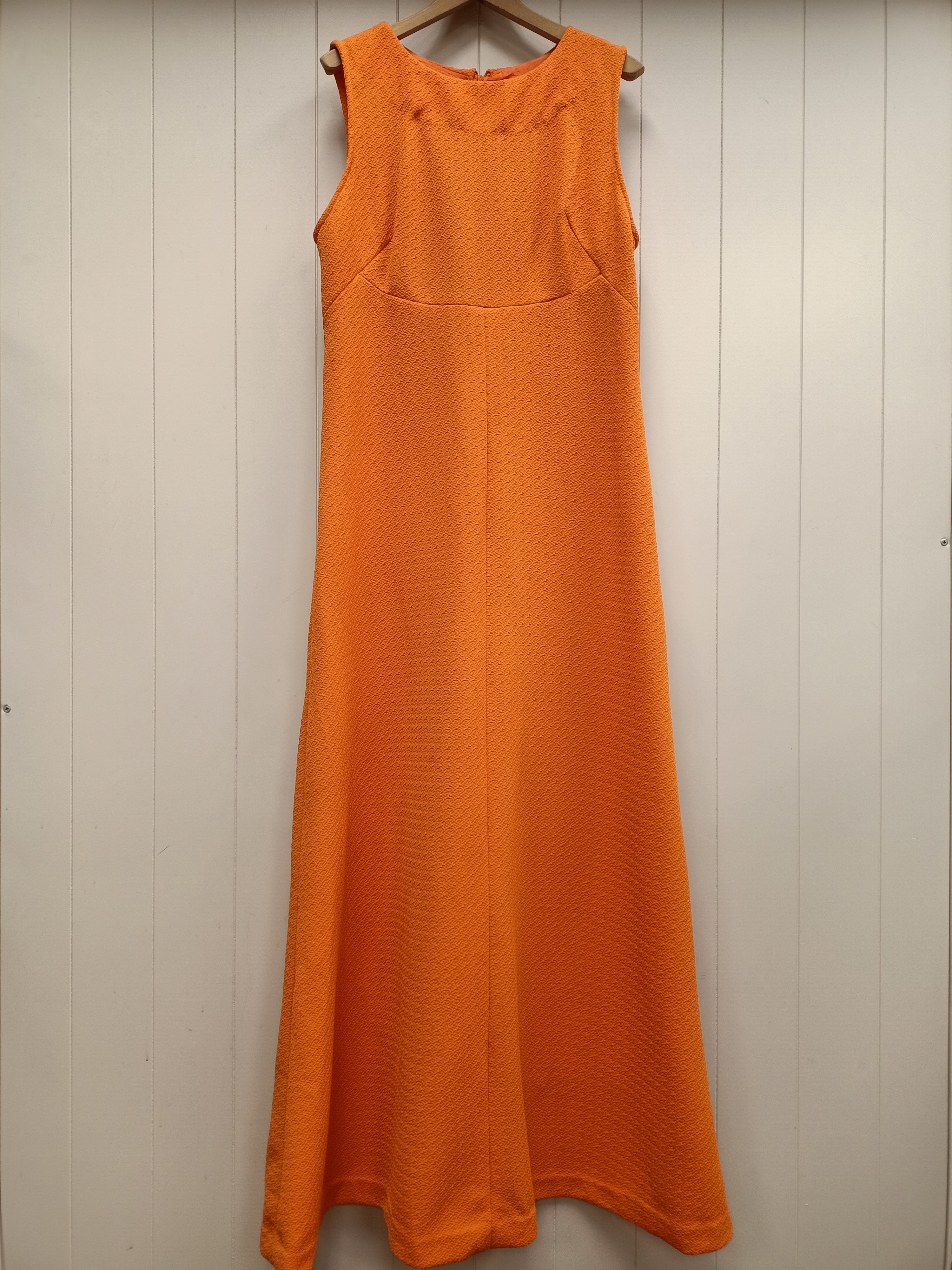 Vintage Orange Maxi Dress