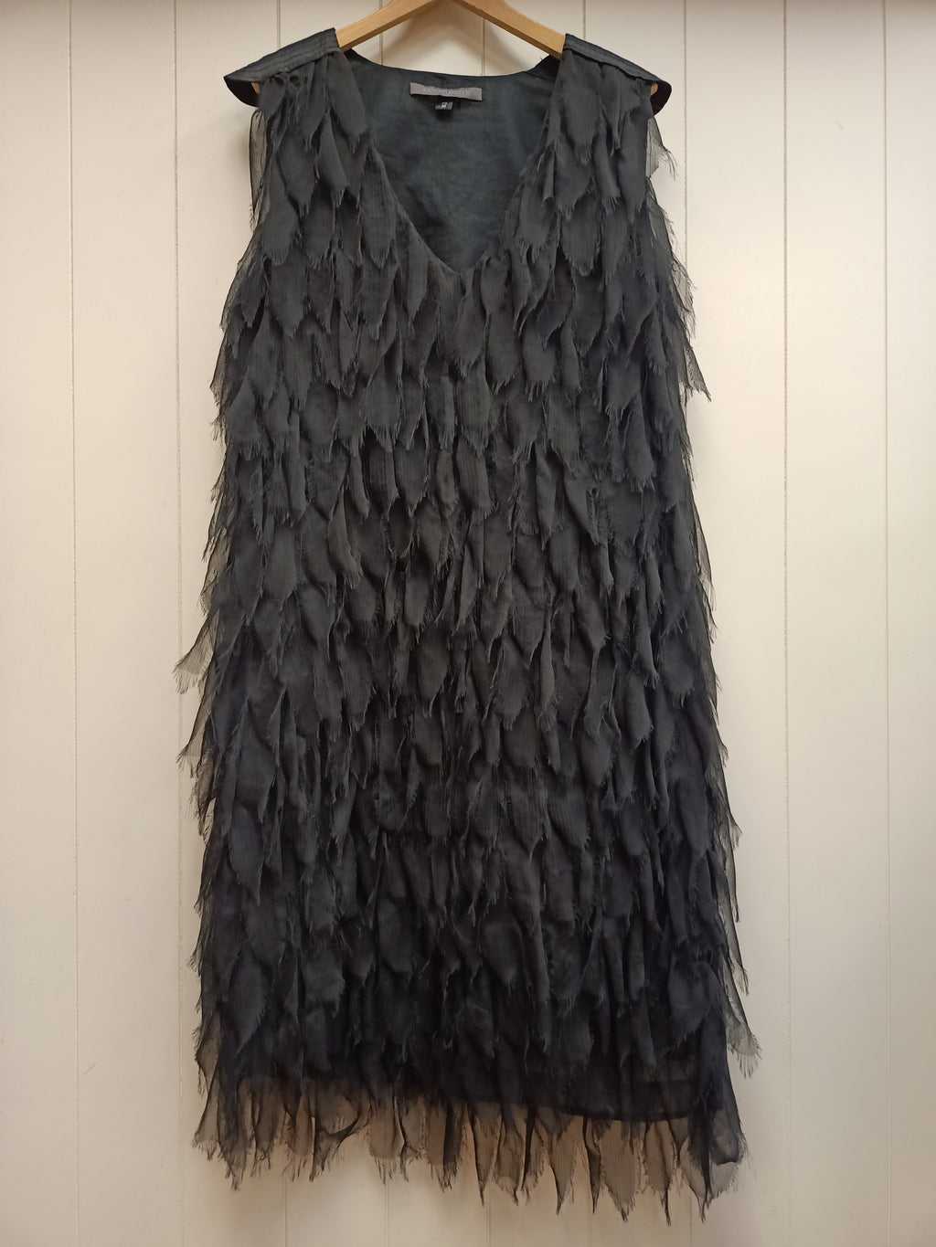 Kate Sylvester Ruffle Chiffon Dress