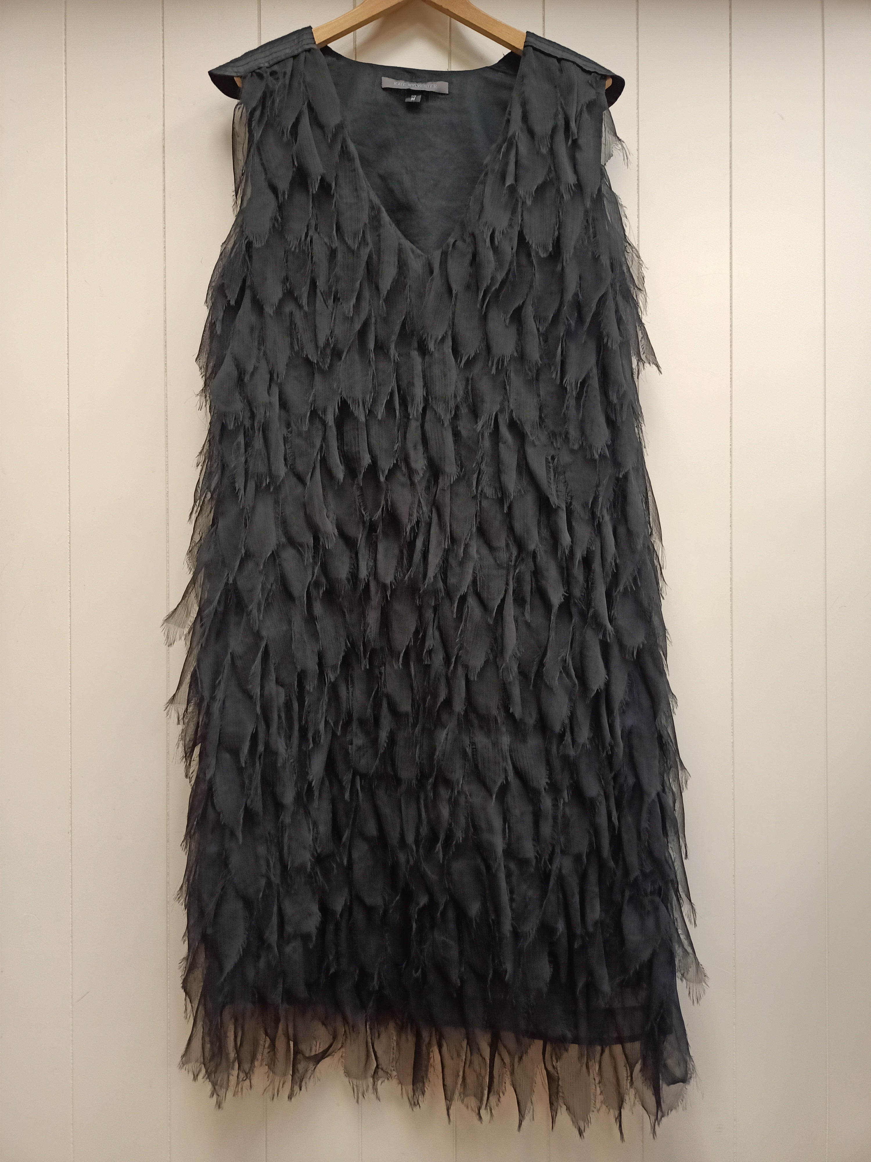 Kate Sylvester Ruffle Chiffon Dress
