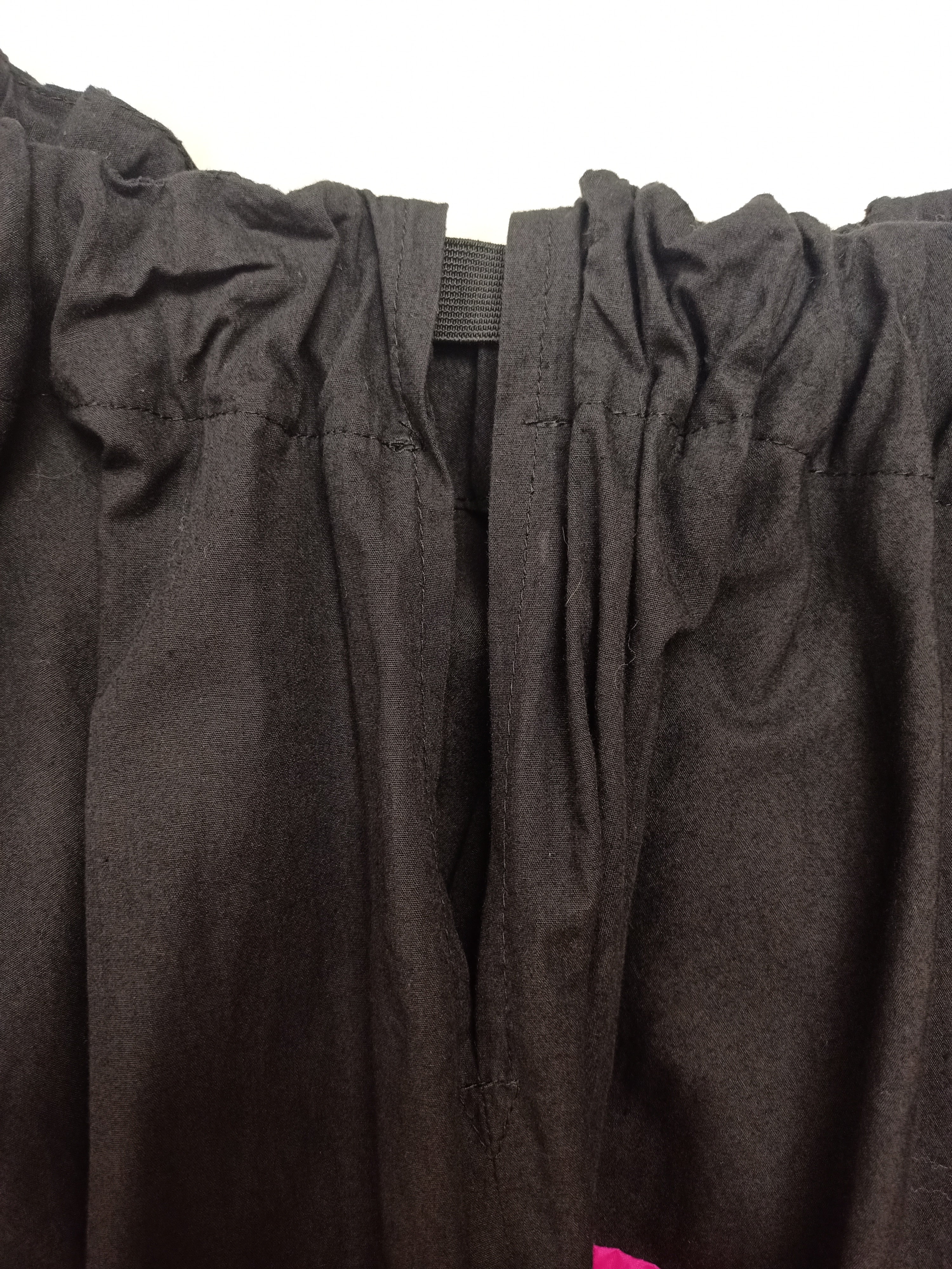 Vintage Black & Magenta Skirt
