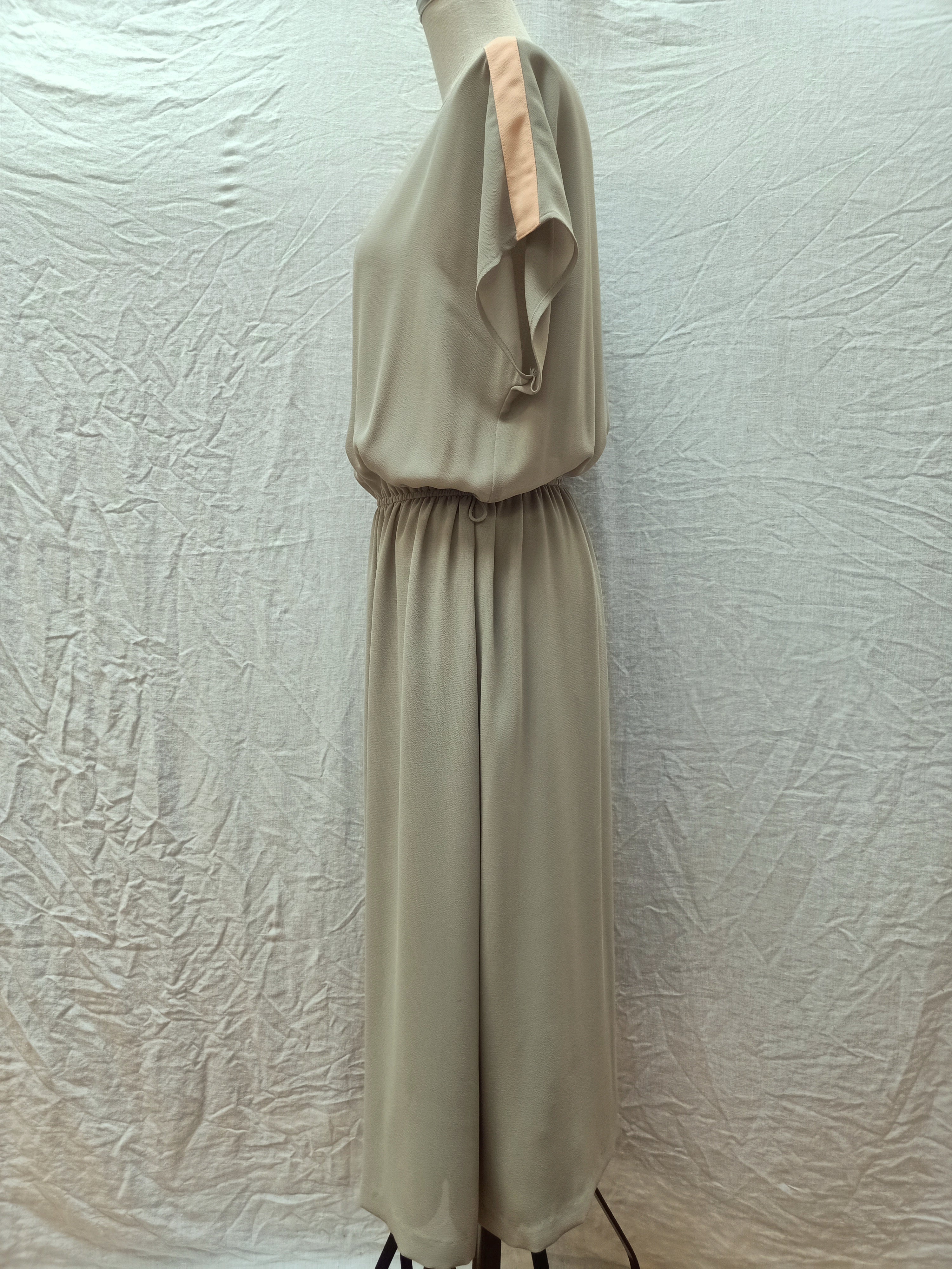 Vintage Sage Crepe Dress