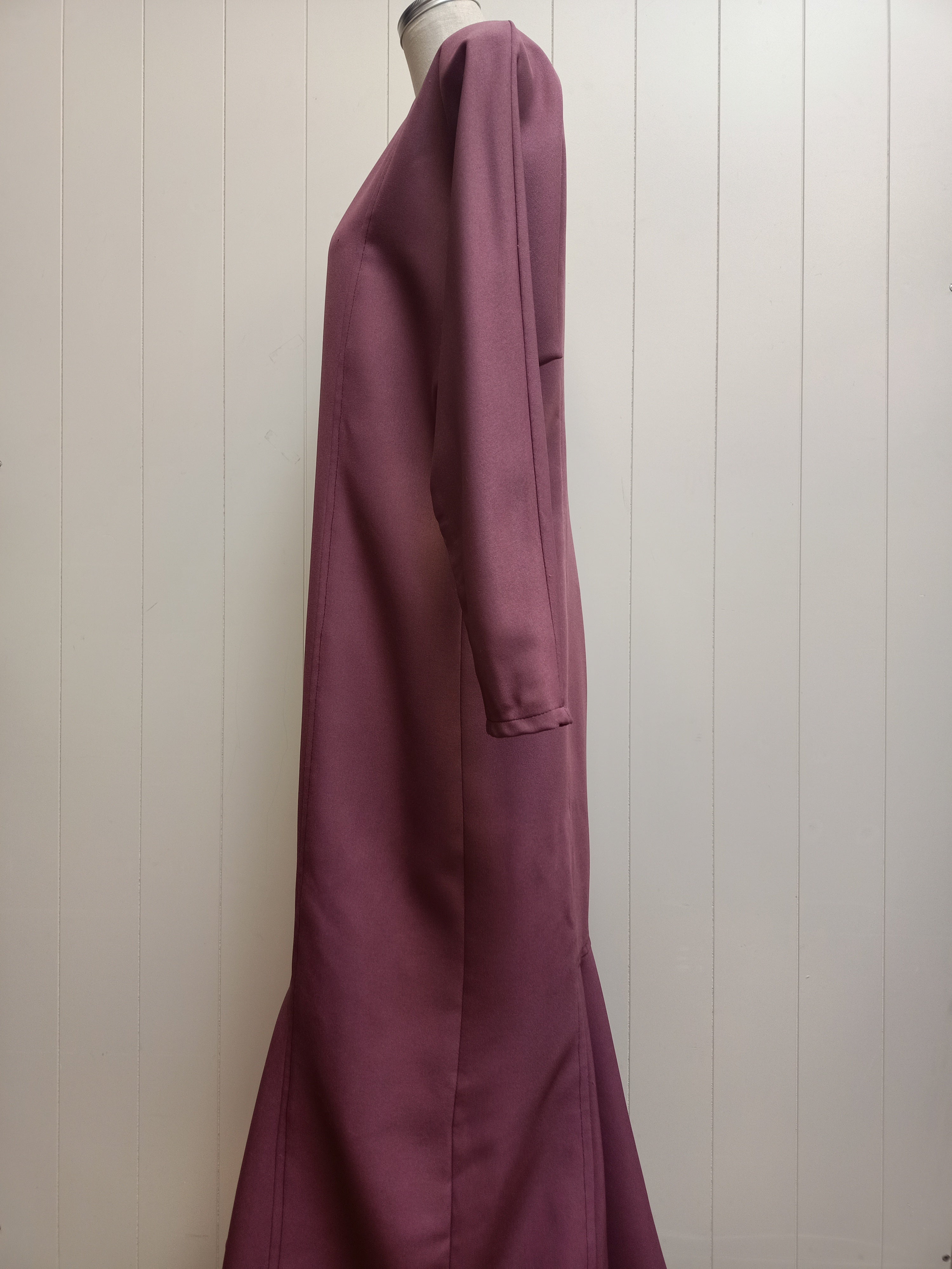 Vintage Aubergine Shift Dress