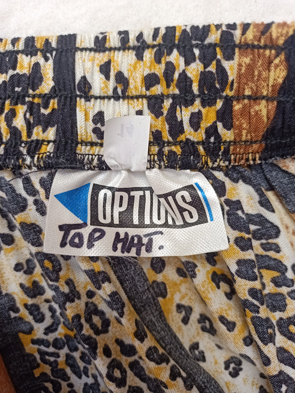 Vintage Options Animal Print Skirt