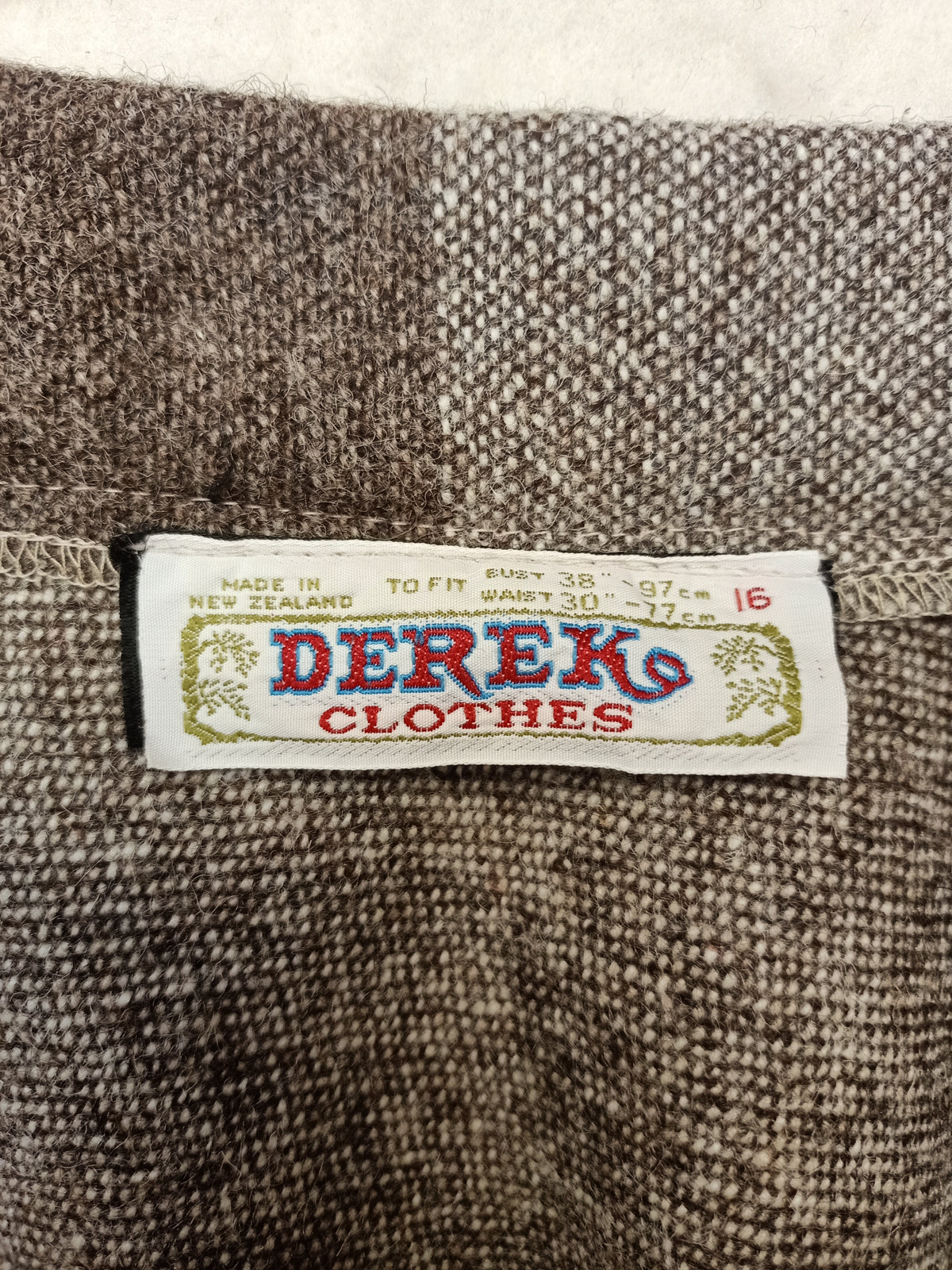 Vintage Derek Clothing Gingham Skirt
