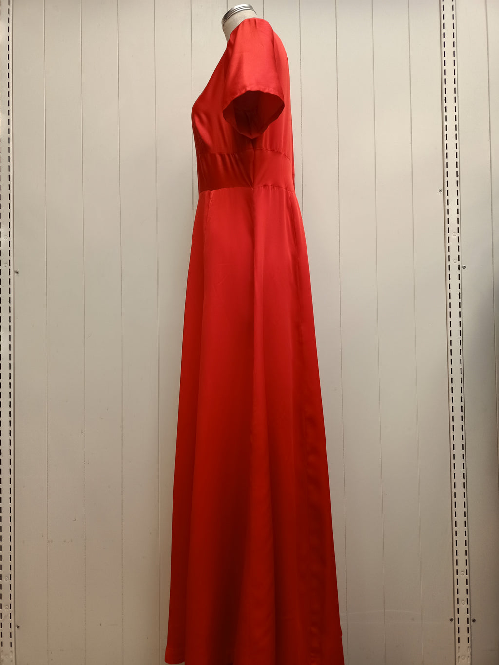 Vintage Homemade Red Maxi Dress