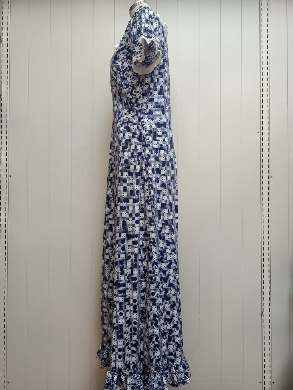Vintage Dice Maxi Dress