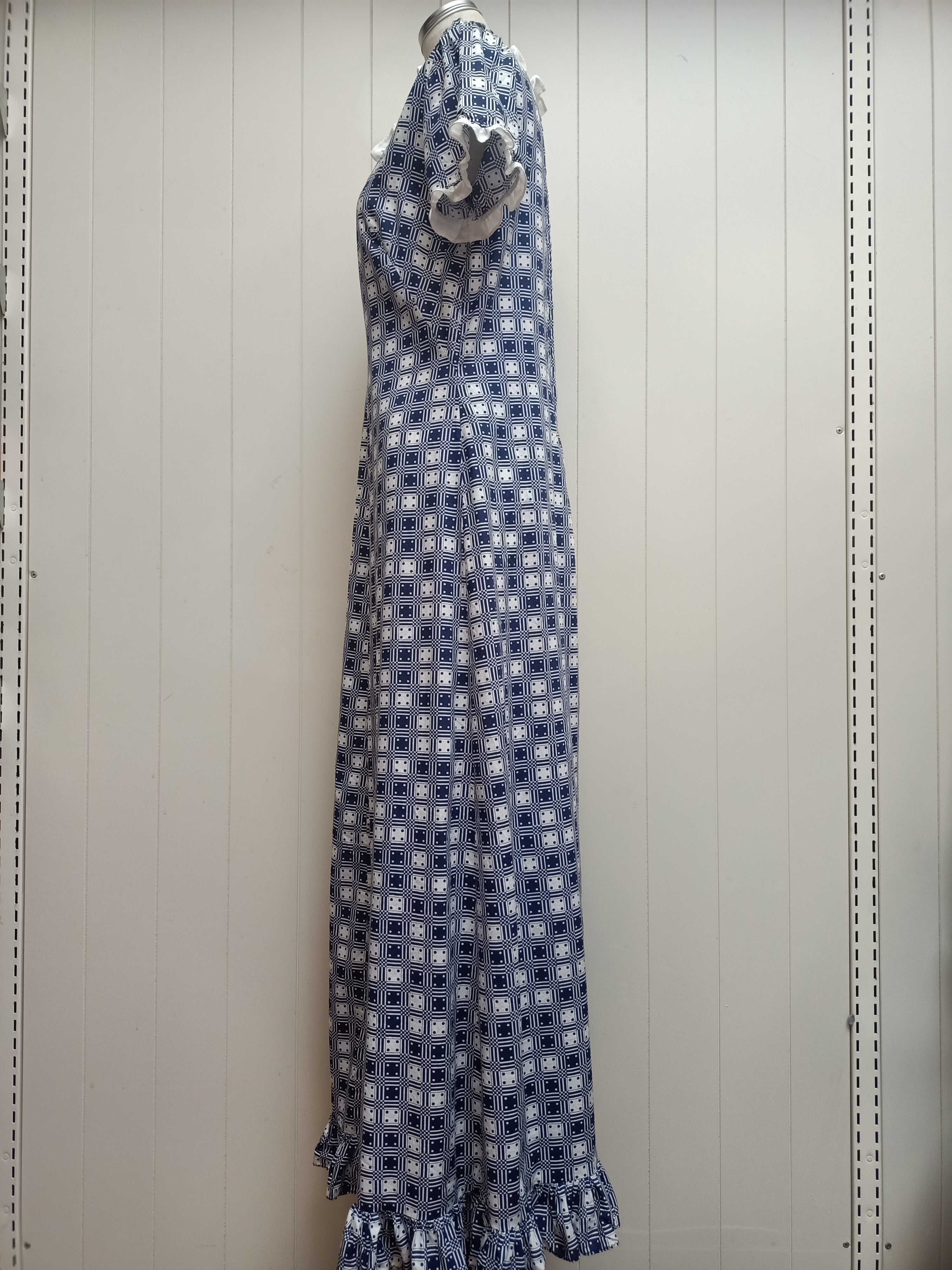Vintage Dice Maxi Dress