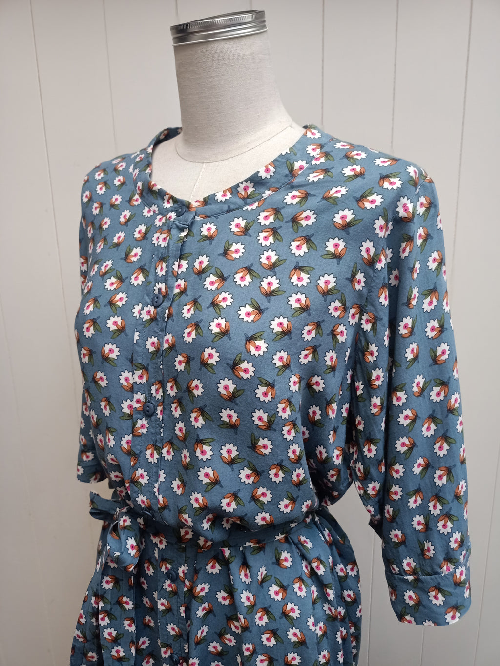 Kilt Rayon Floral Dress
