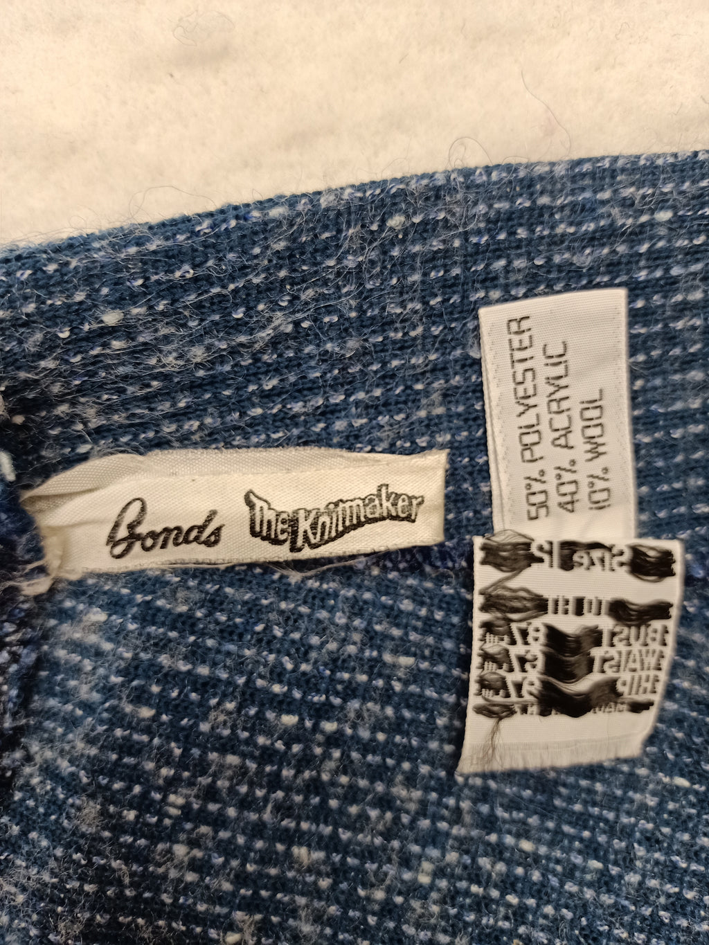 Vintage Bonds The Knitmaker Boucle Knit Skirt