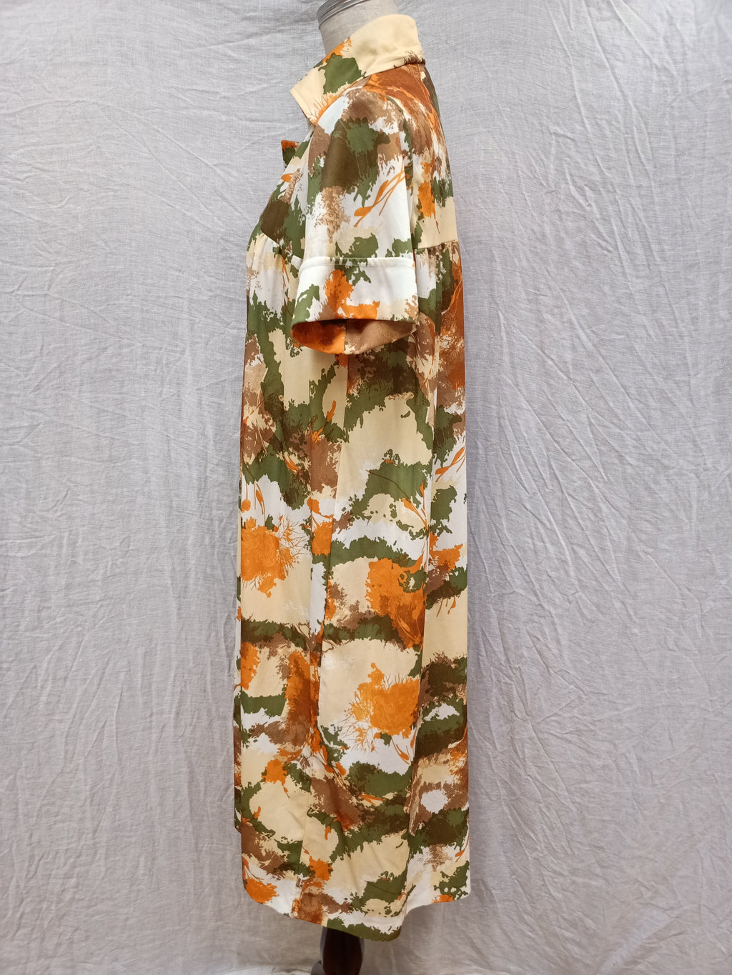 Vintage Abstract Earth Dress