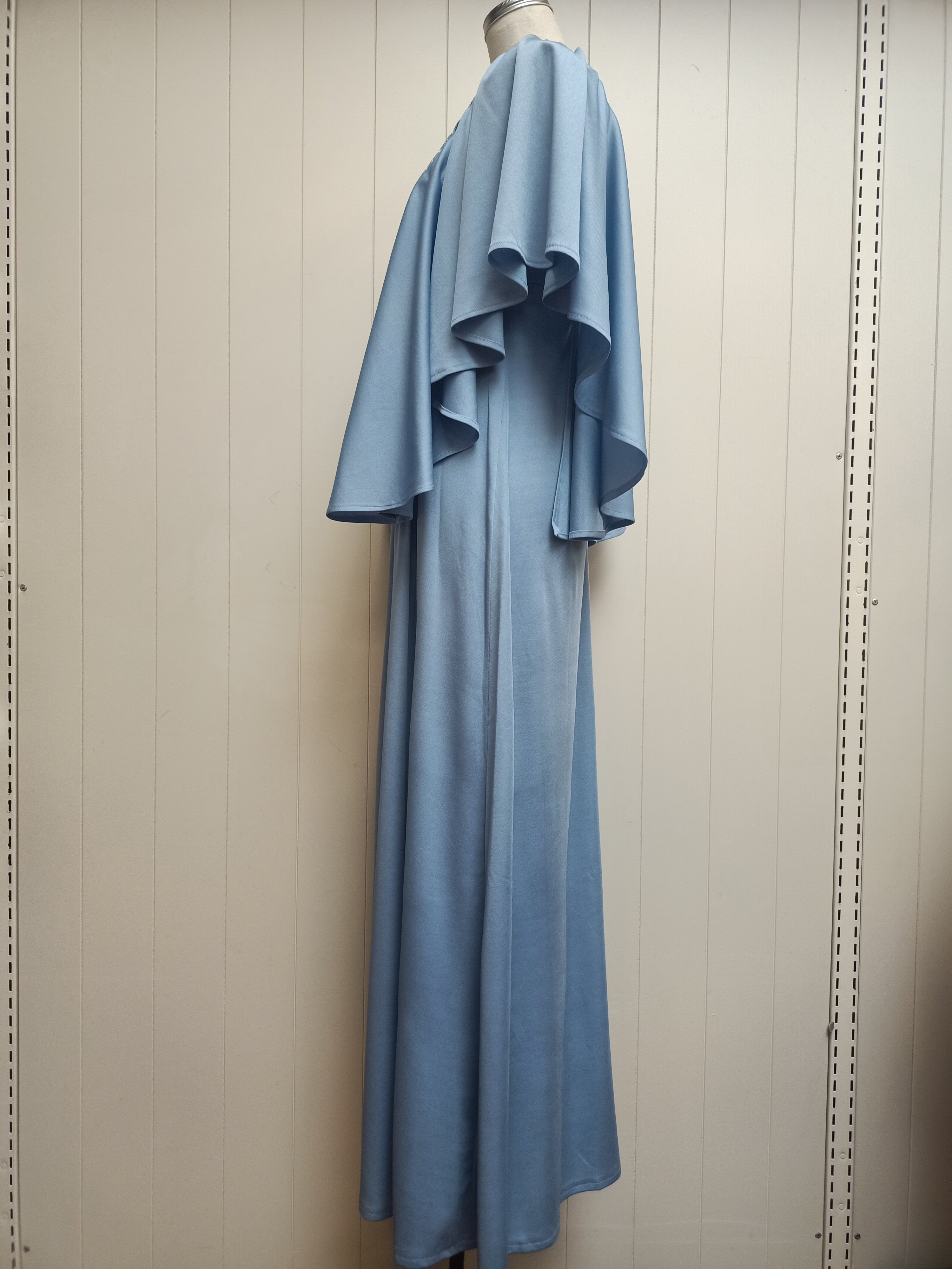 Vintage Flutter Sleeves Dress