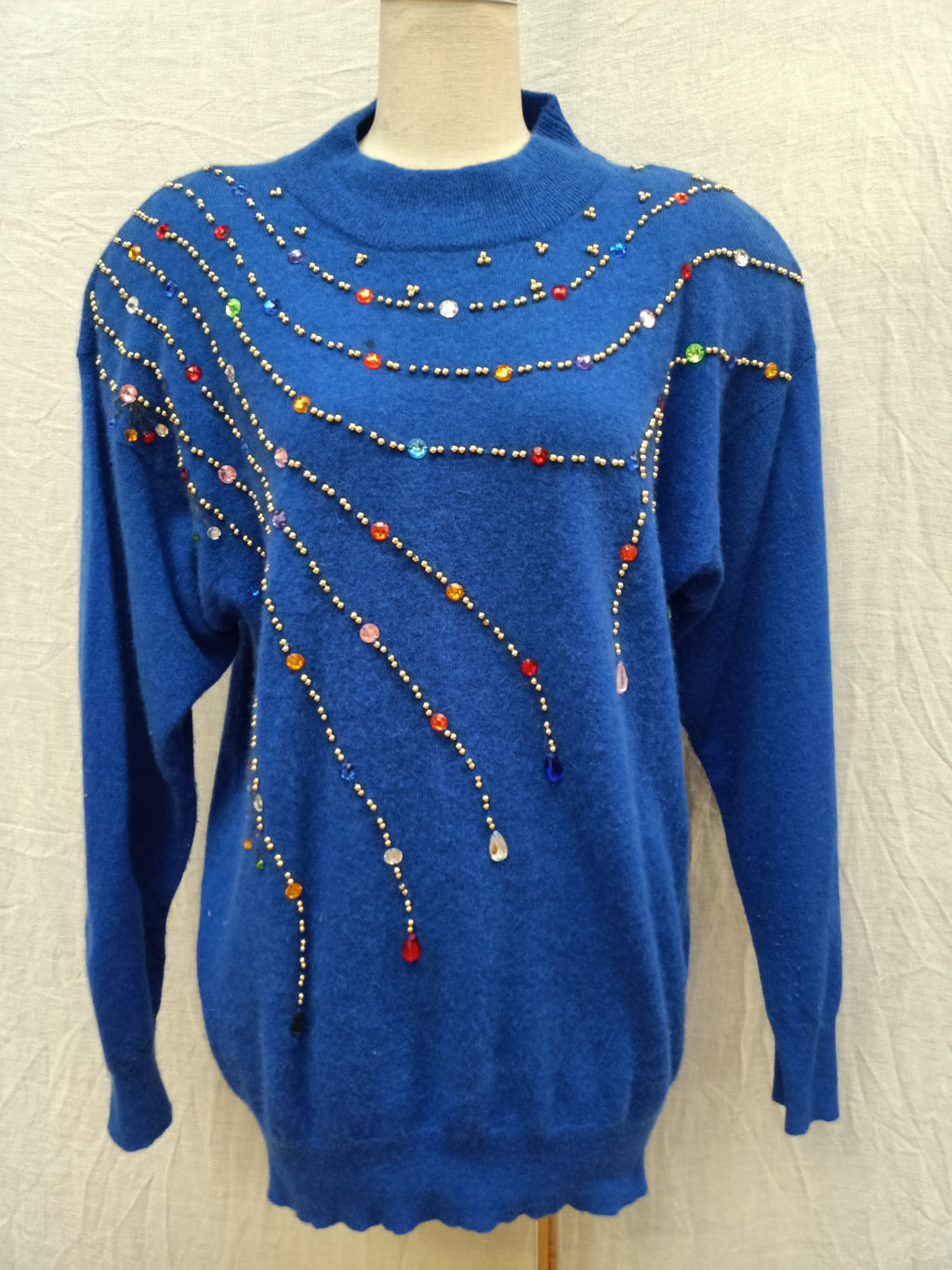 Vintage Bejeweled Sweater