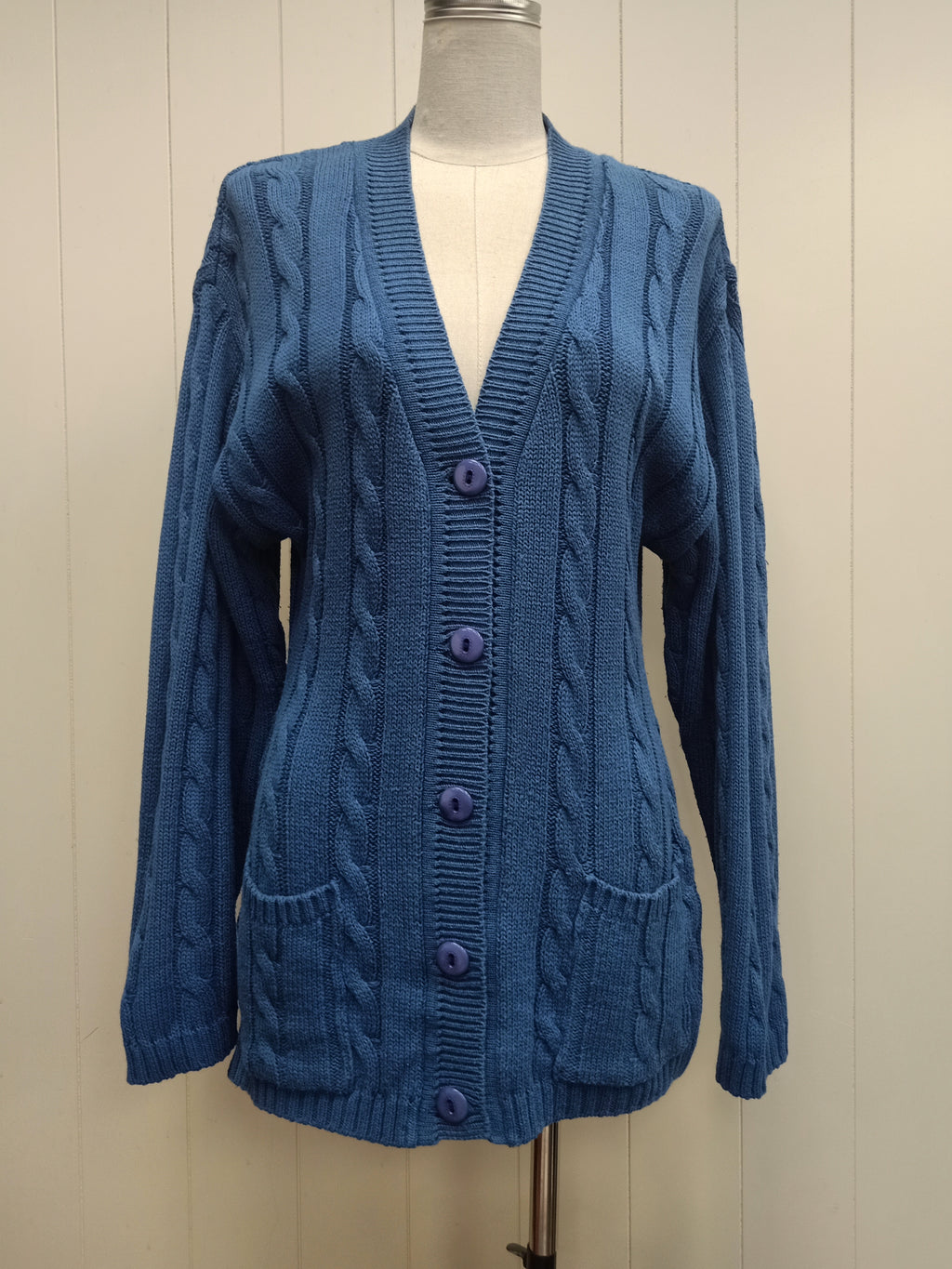 Vintage Cable Knit Cardigan