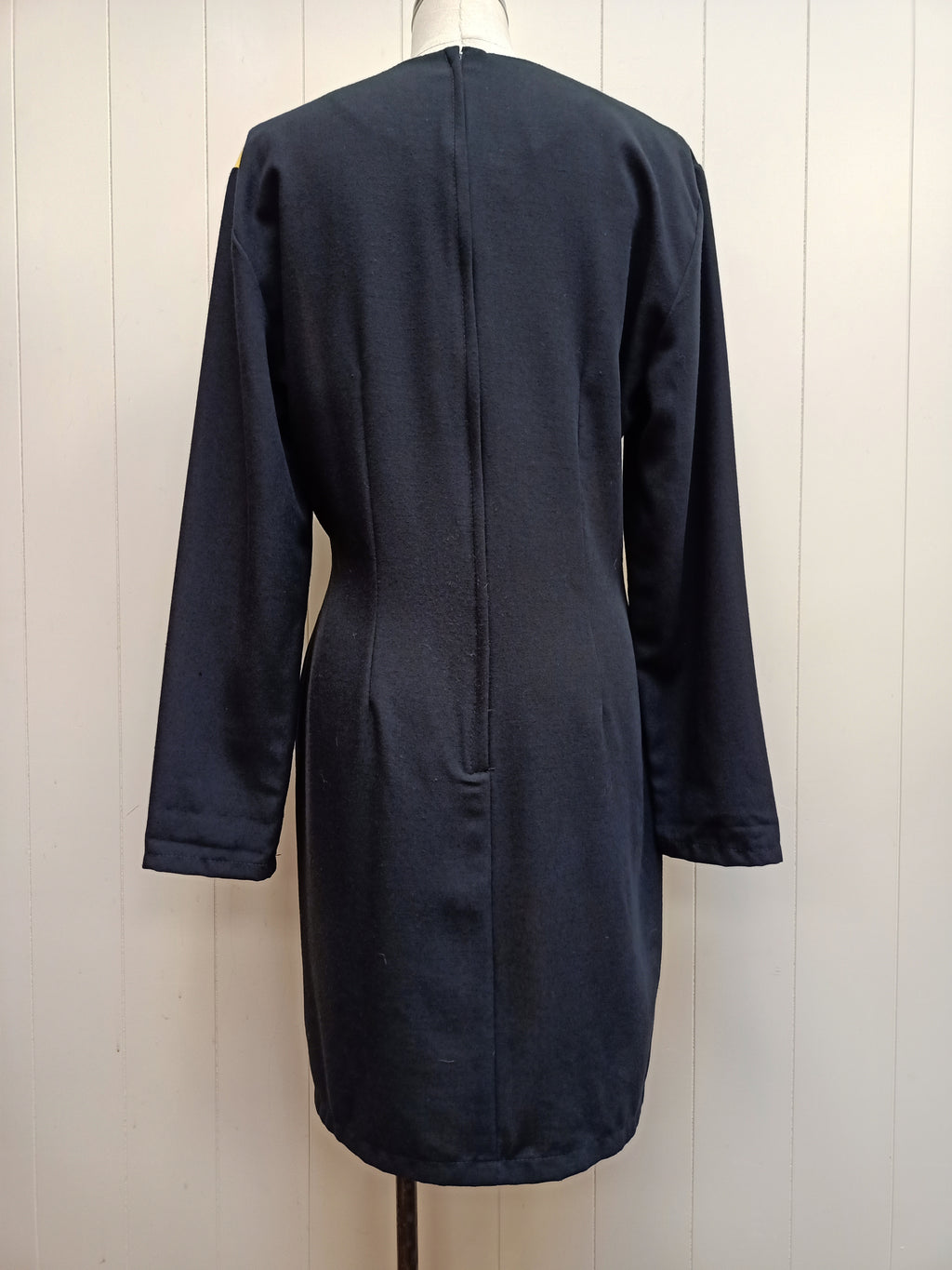 Vintage Paris Blues Colour Block Dress