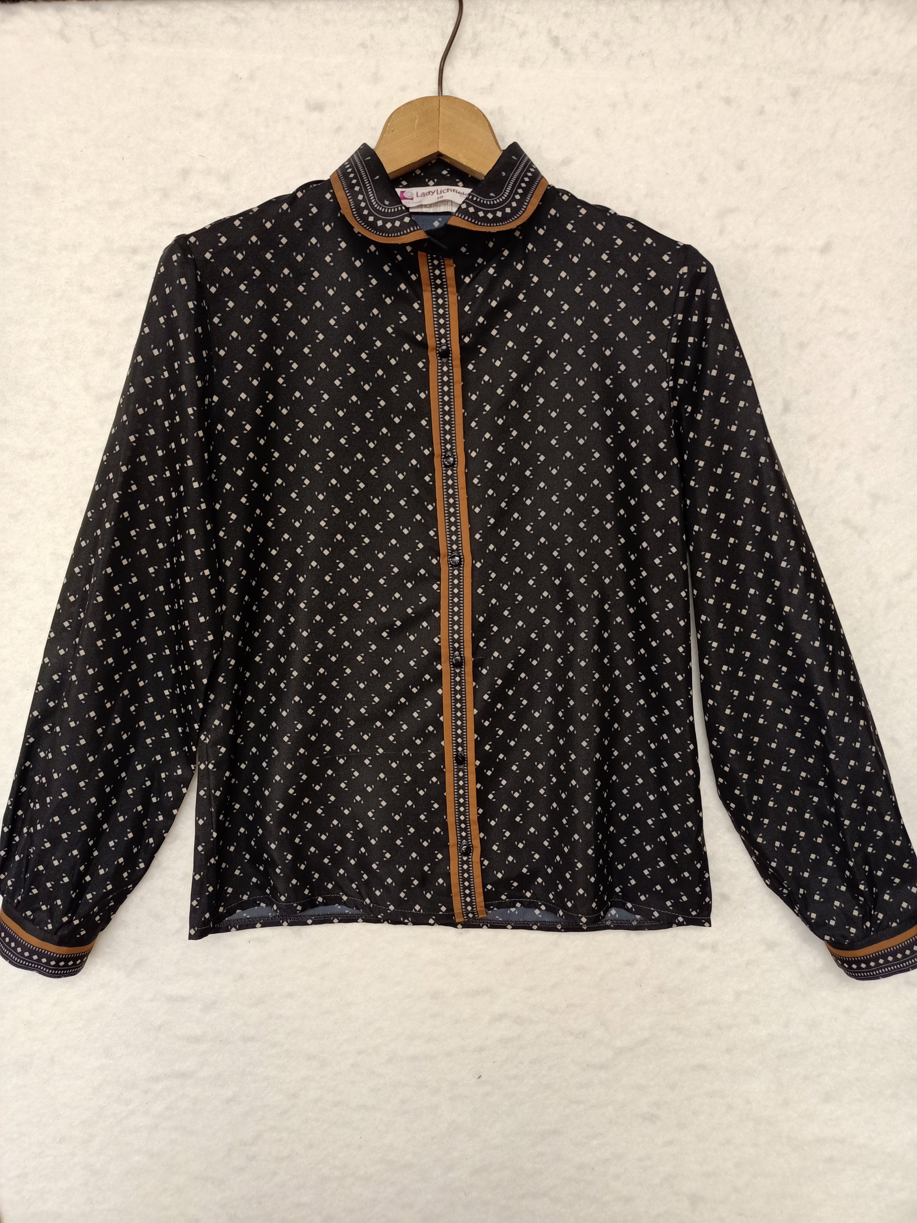 Vintage Lady Lichfield Geometric Shirt