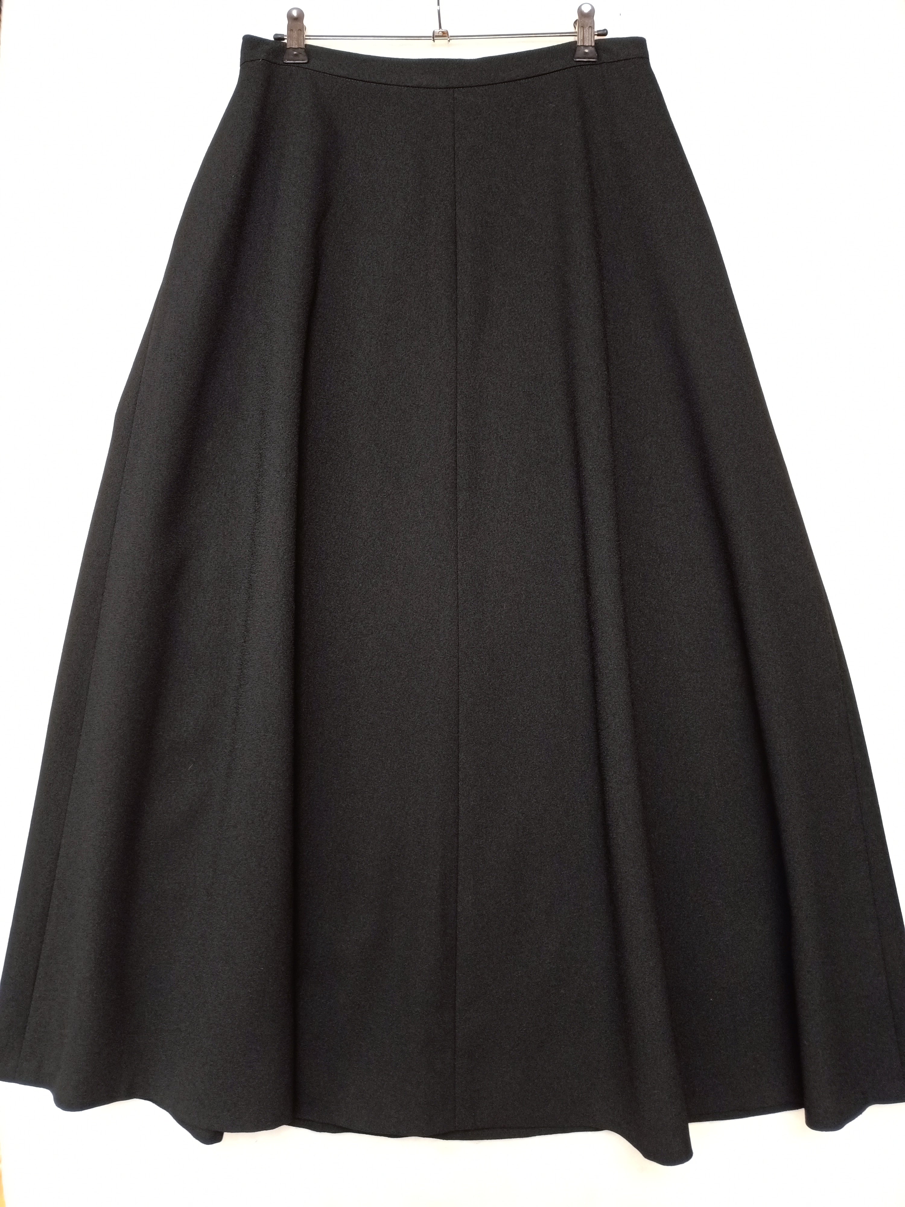 Vintage Black Maxi Skirt