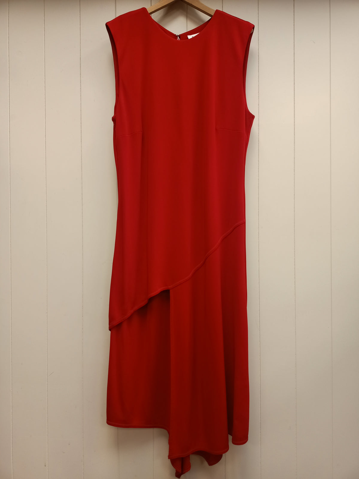 DKNY Red Assymetric Dress