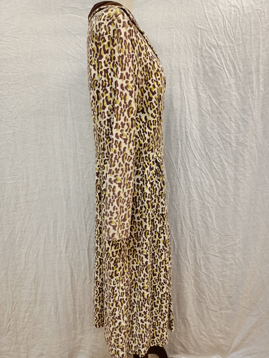 Vintage Leopard Print Dress