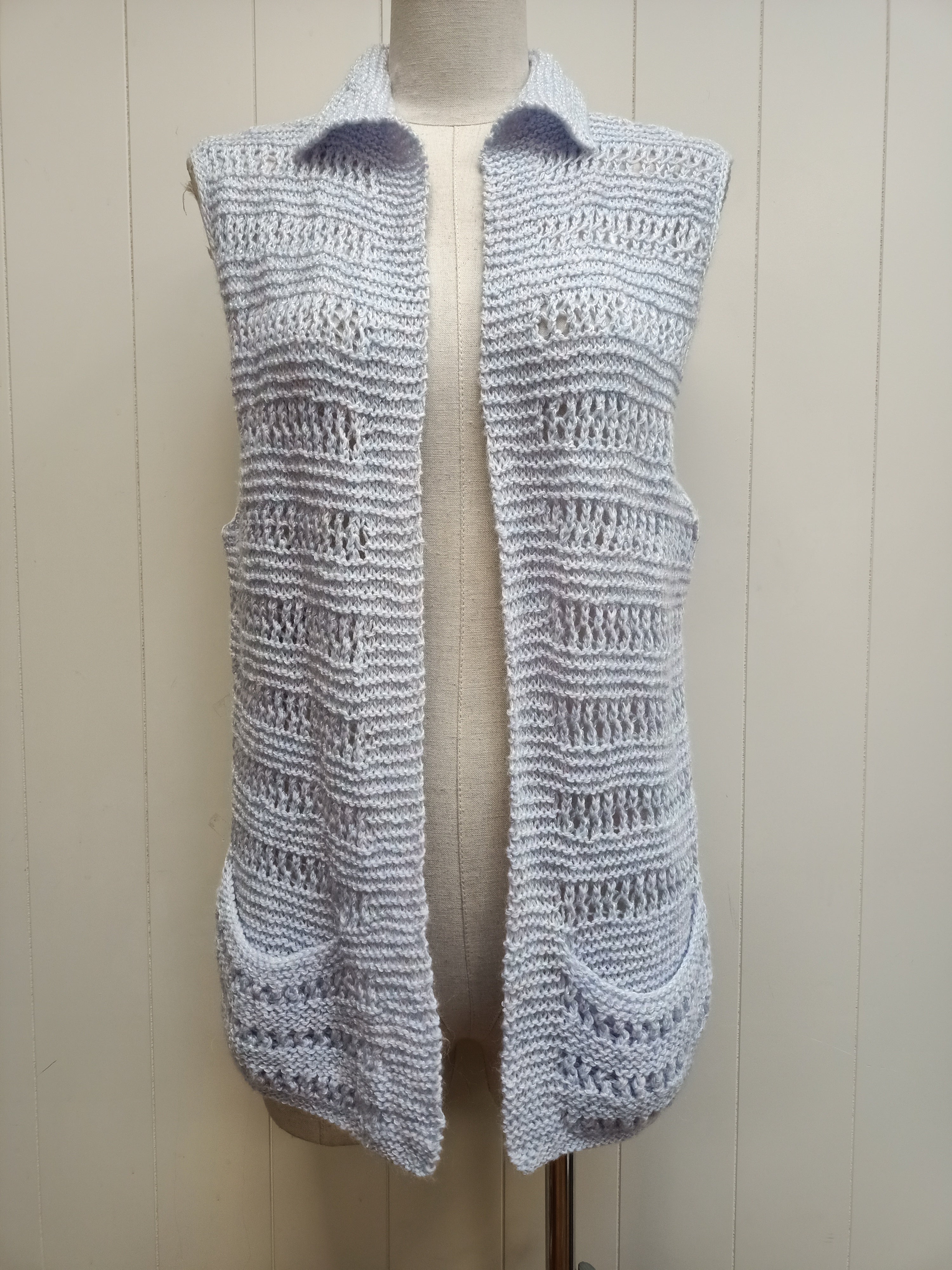 Vintage Pastel Knit Vest
