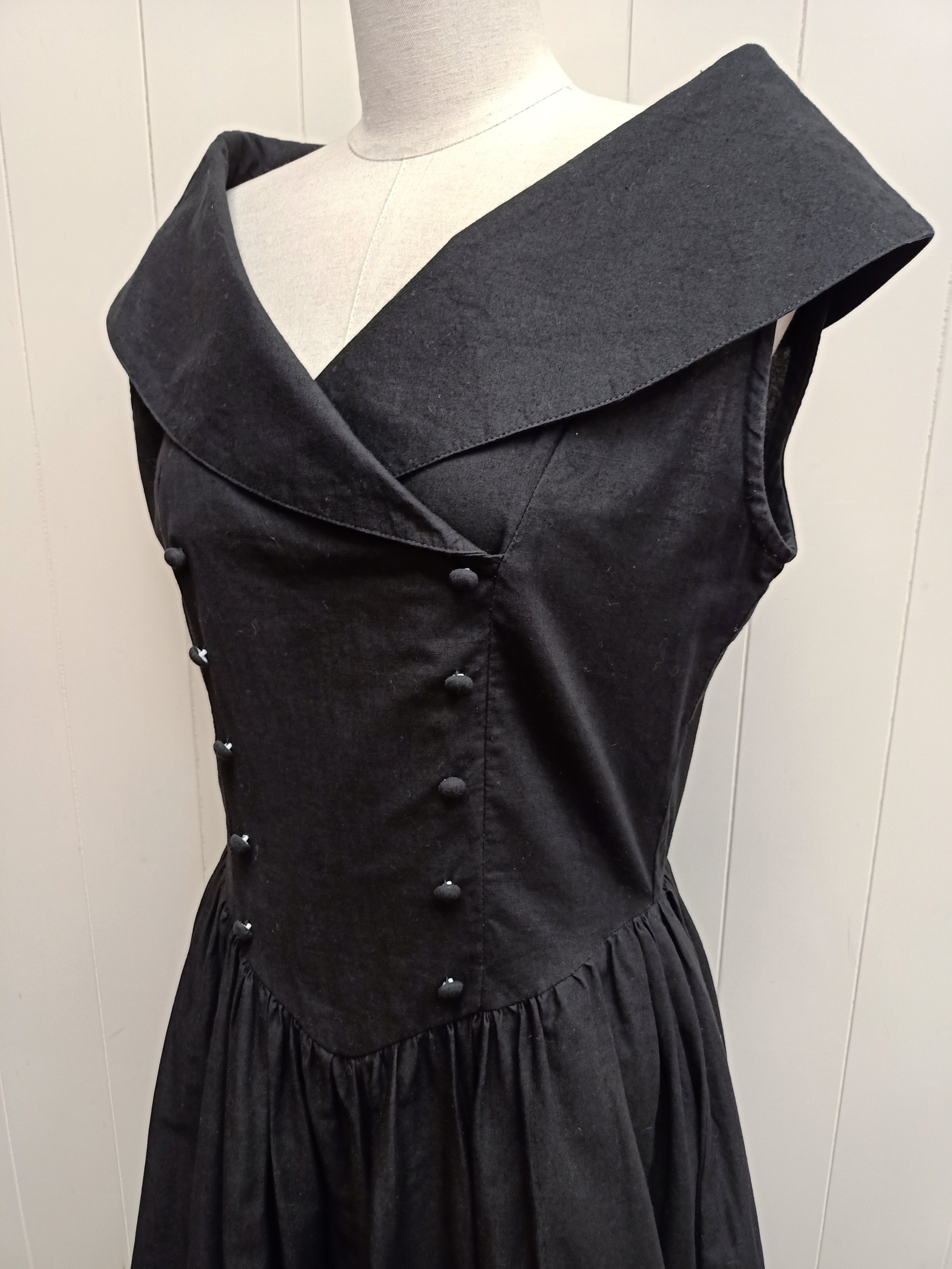 Vintage Lagenes Black Dress
