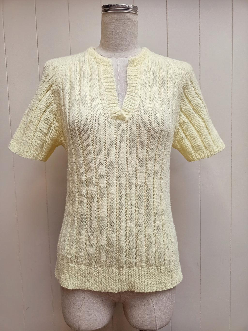 Vintage Yellow Knit Shirt