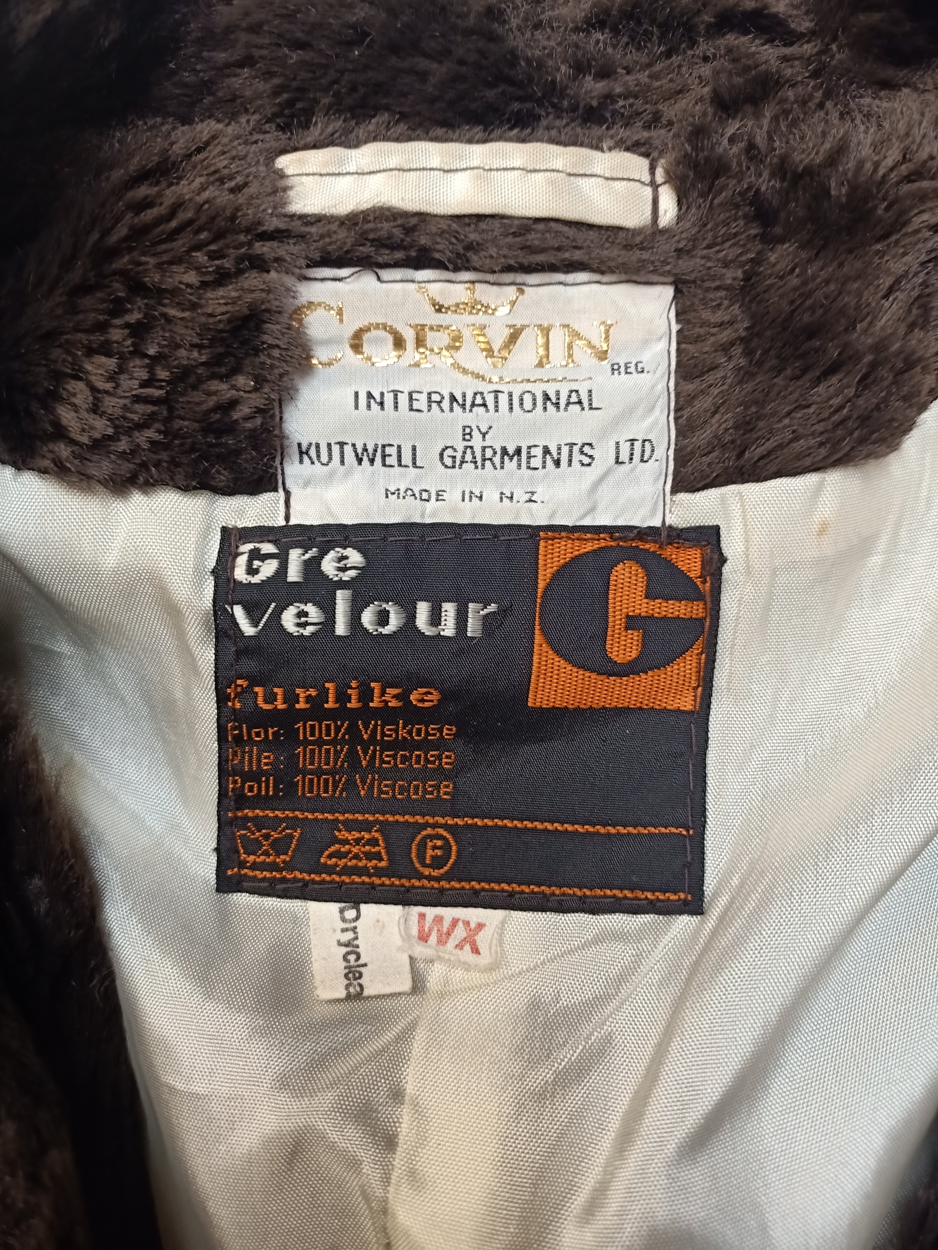 Textured Faux Fur Coat