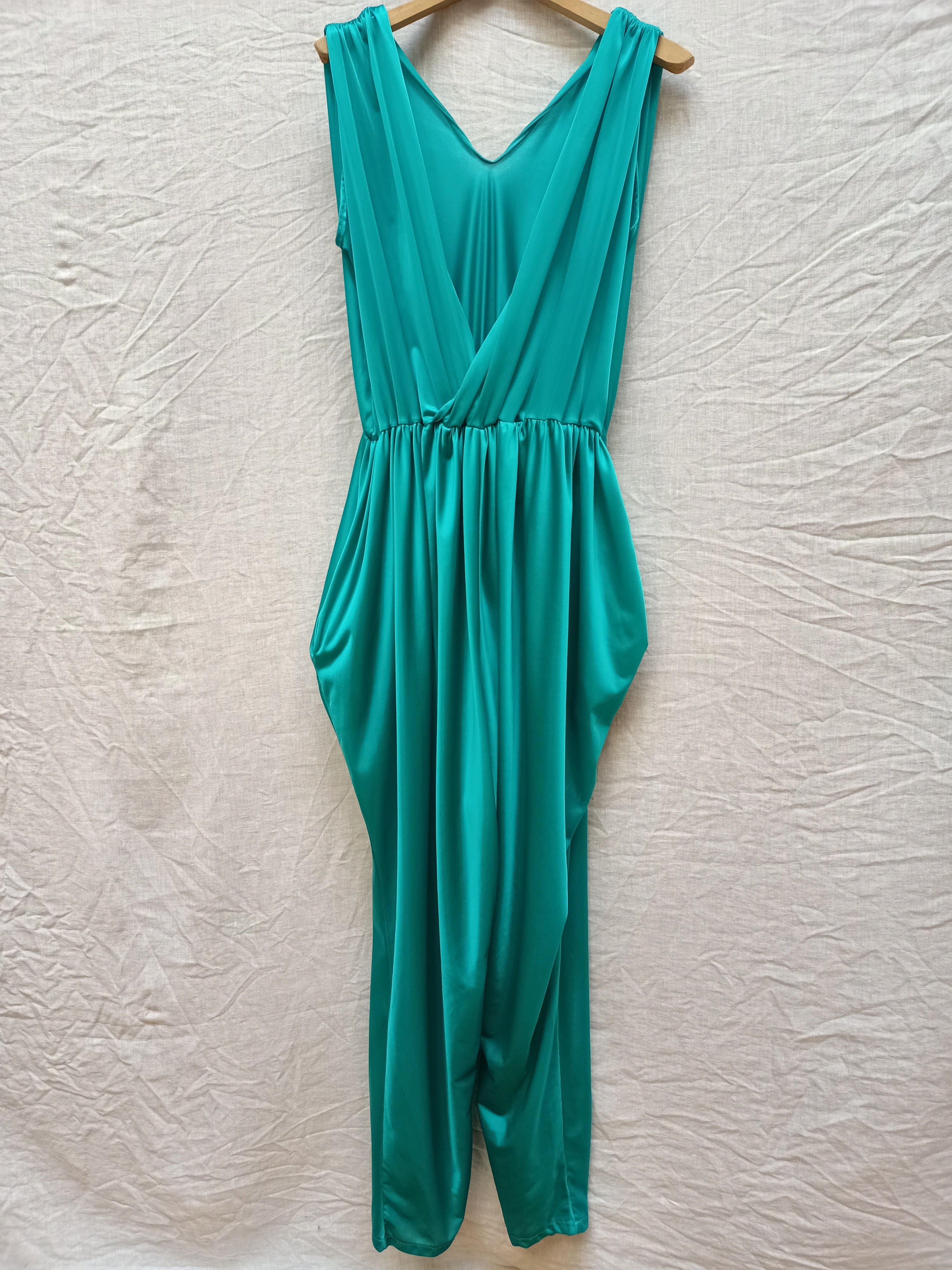 Vintage Teal Jumpsuit