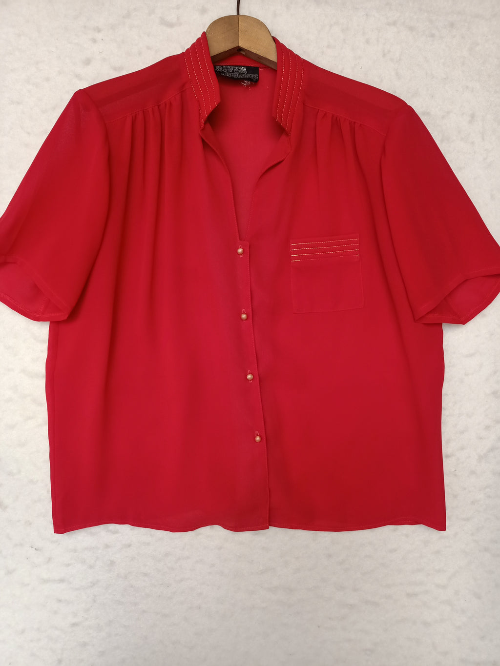 Vintage River Queen Cropped Shirt