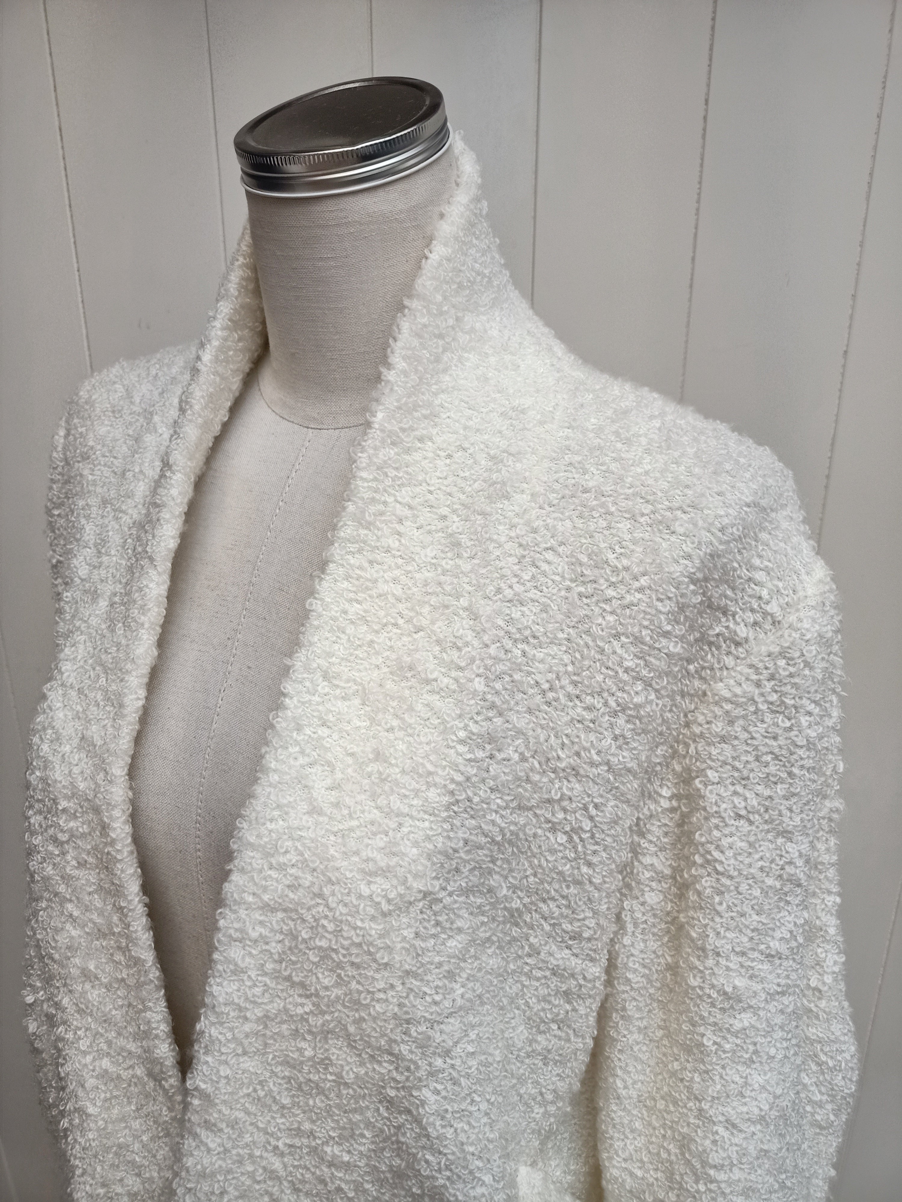 Vintage Cream Boucle Cardigan