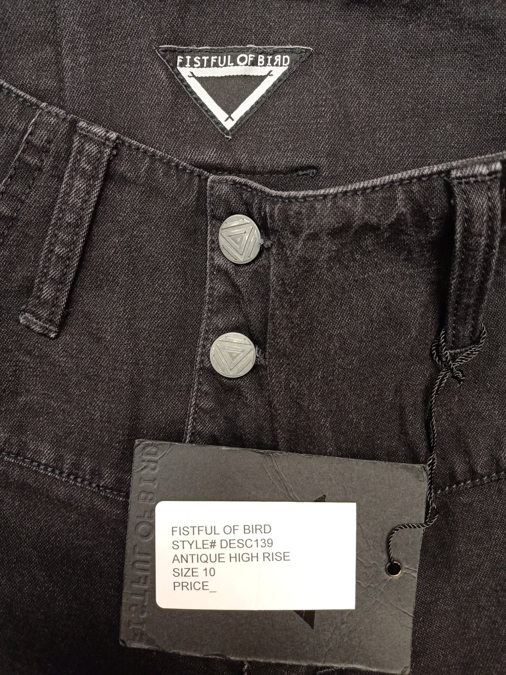 Fistful of Bird Black Jeans