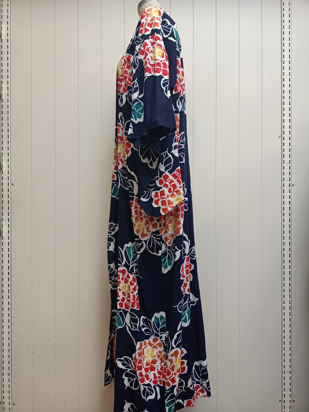 Vintage Navy Floral Kimono