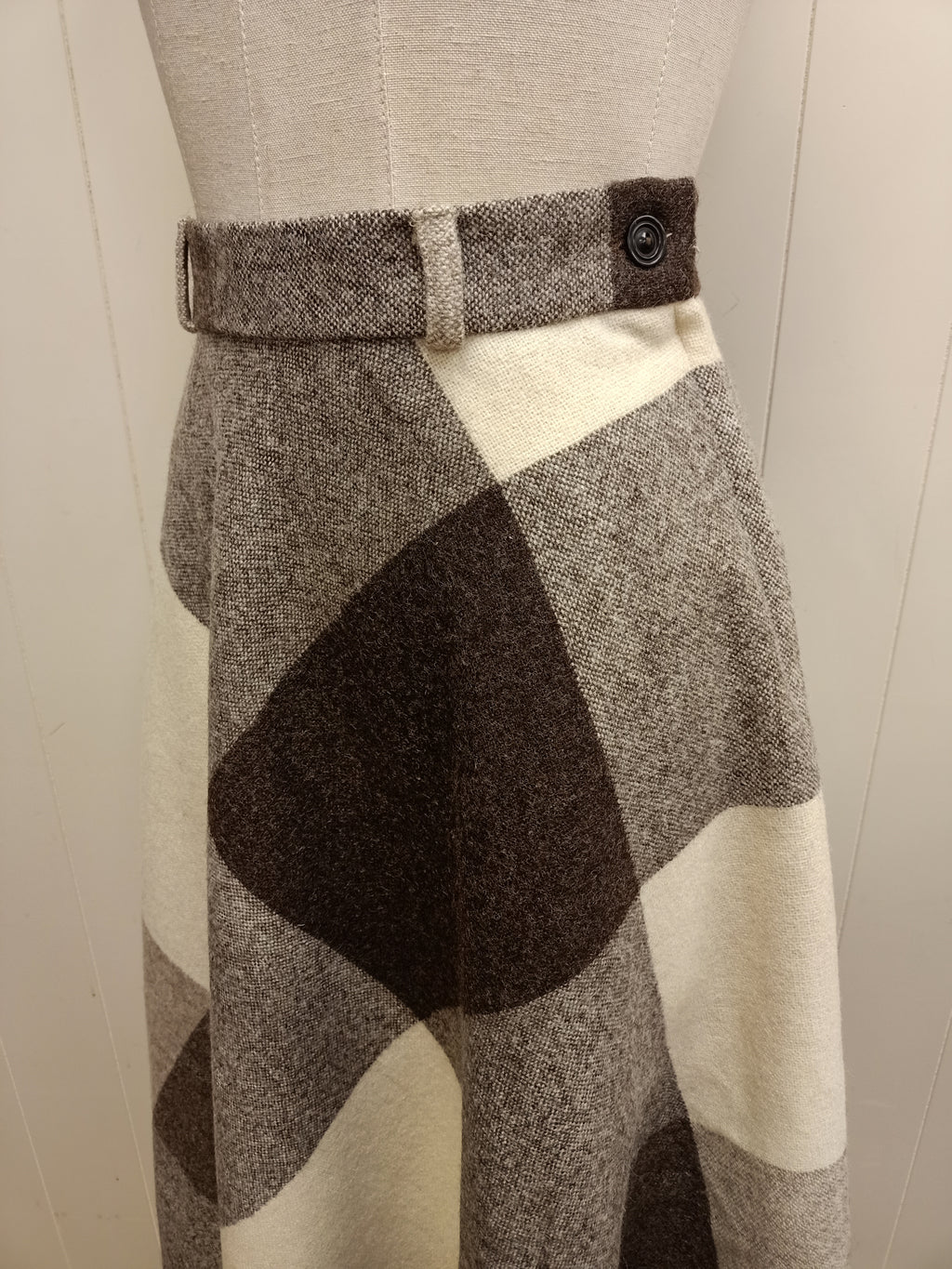Vintage Derek Clothing Gingham Skirt