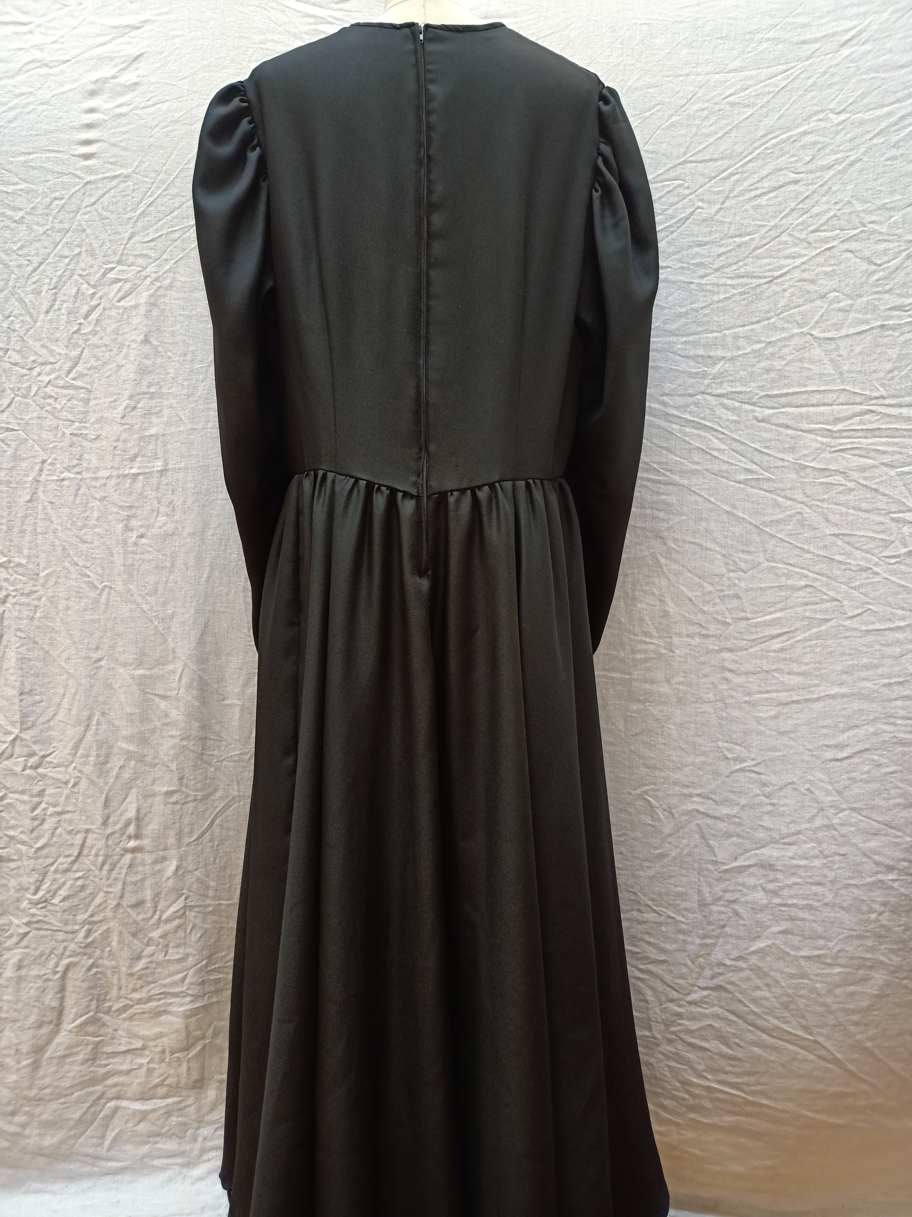 Vintage Black Maxi Dress