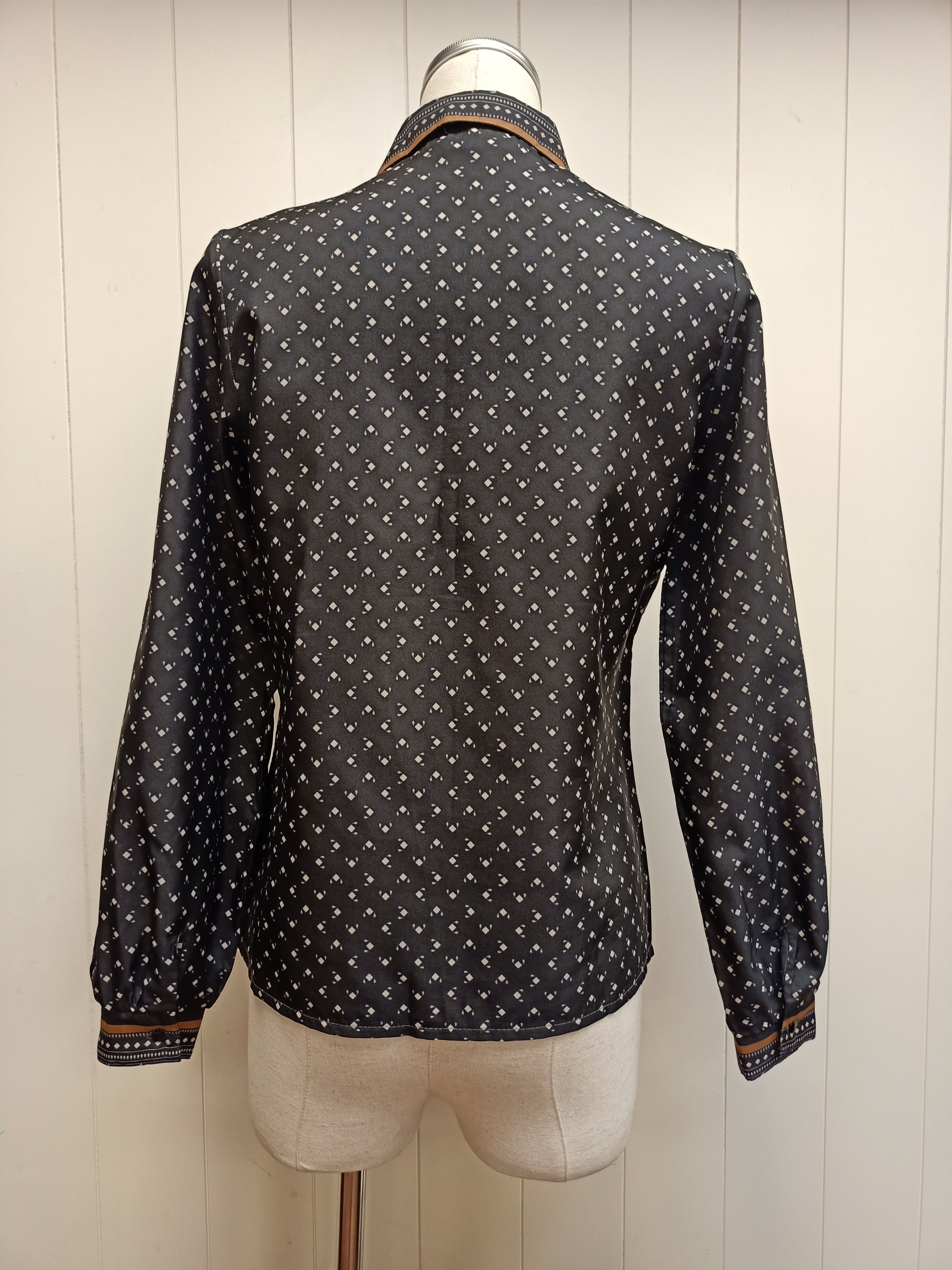 Vintage Lady Lichfield Geometric Shirt